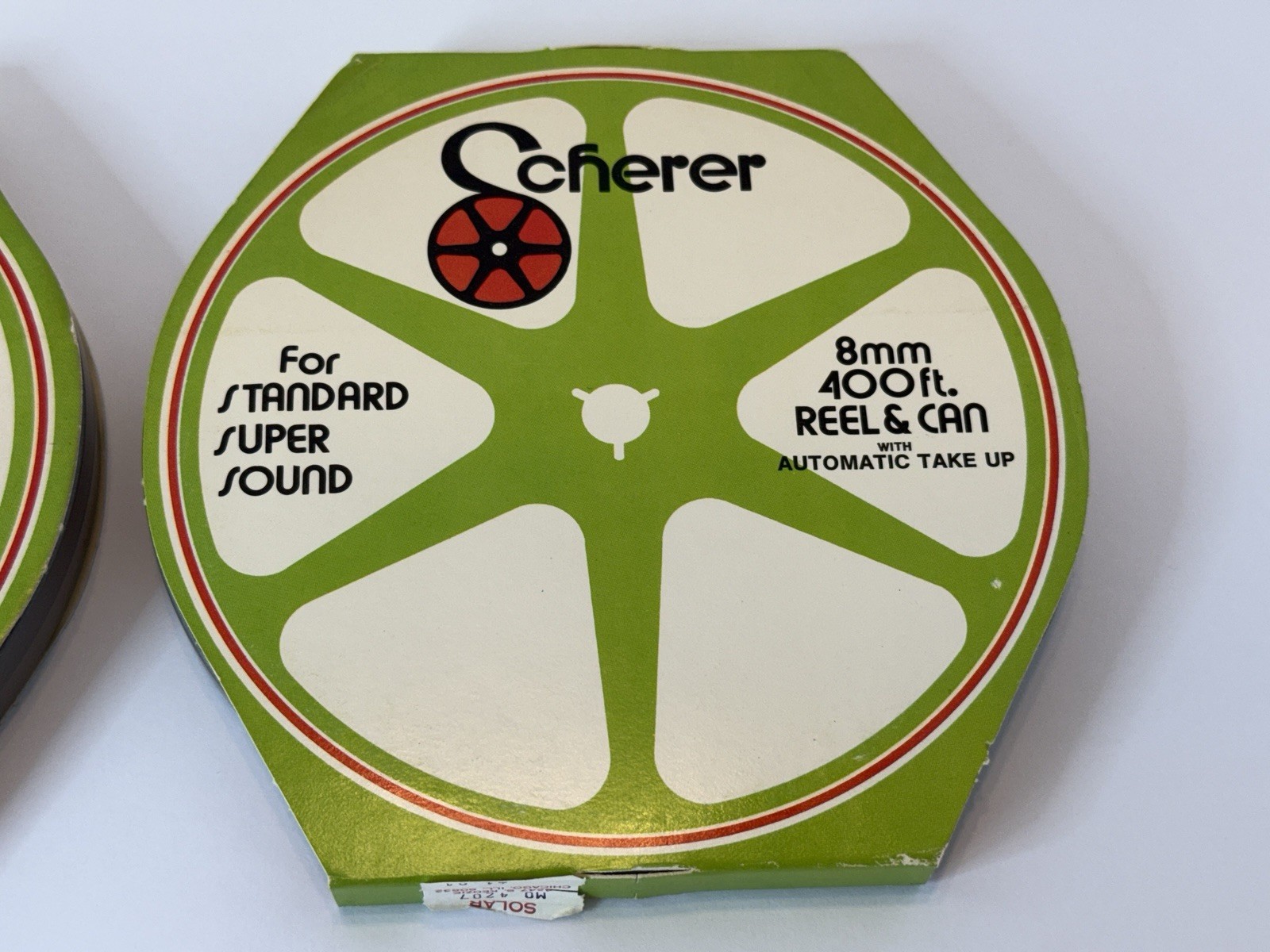 Scherer 8mm Metal Film Reels NEW OLD STOCK Film Reel And Can Set Lot Of 2