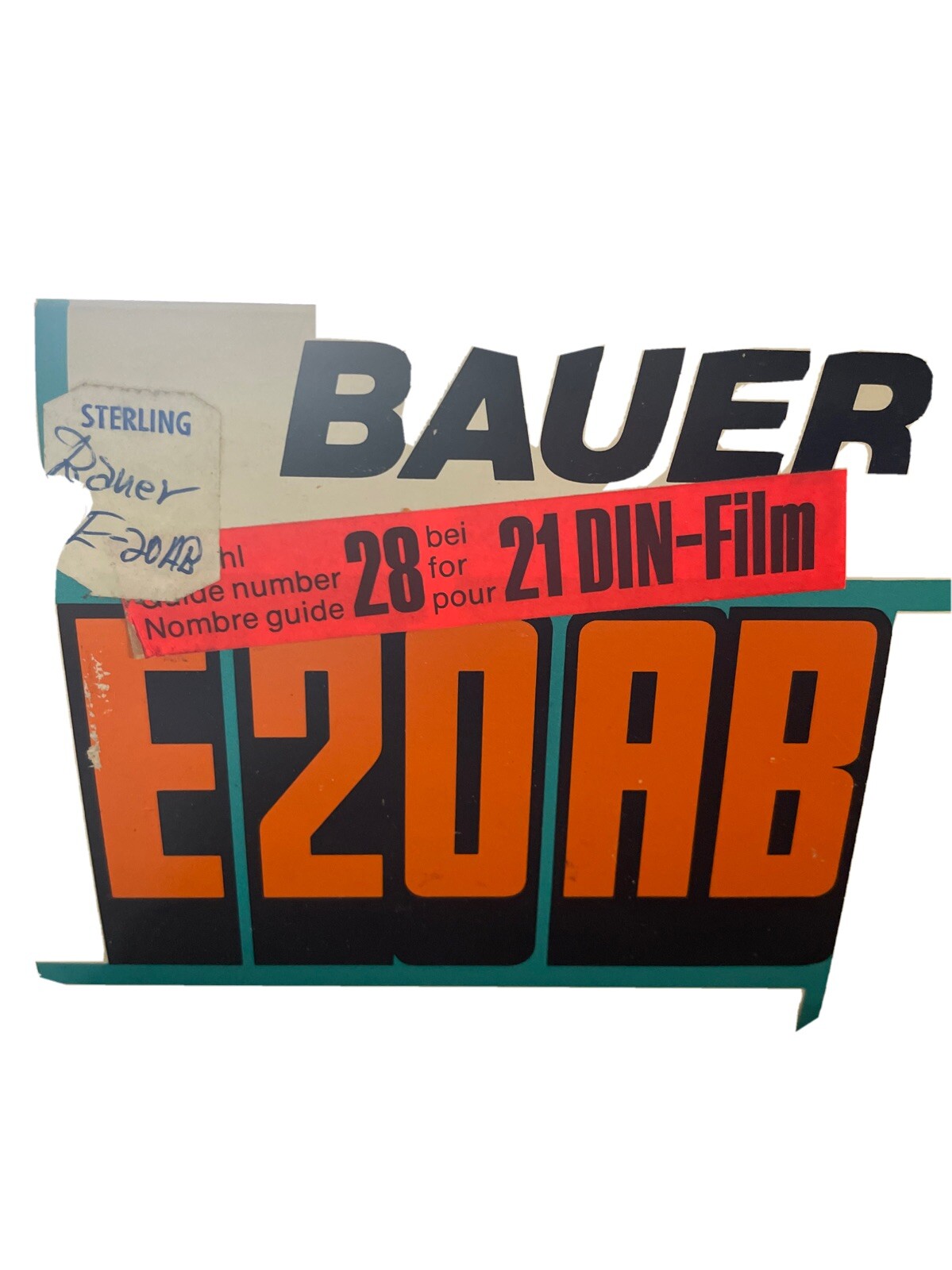 electronic camera flash e20ab bauer