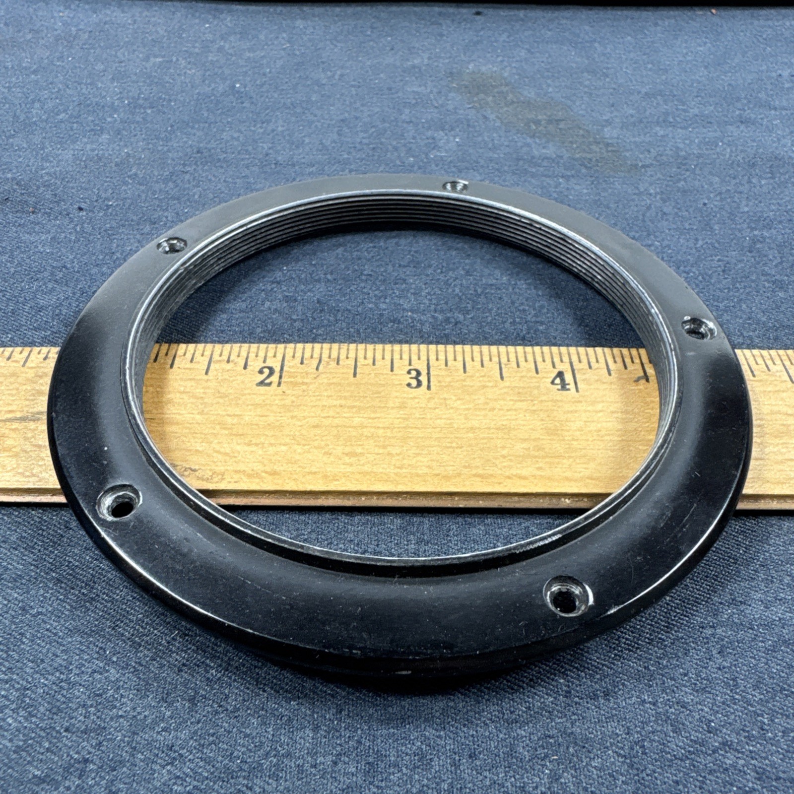 87mm Brass Mounting Flange for Antique Lens and Wood Camera – 1