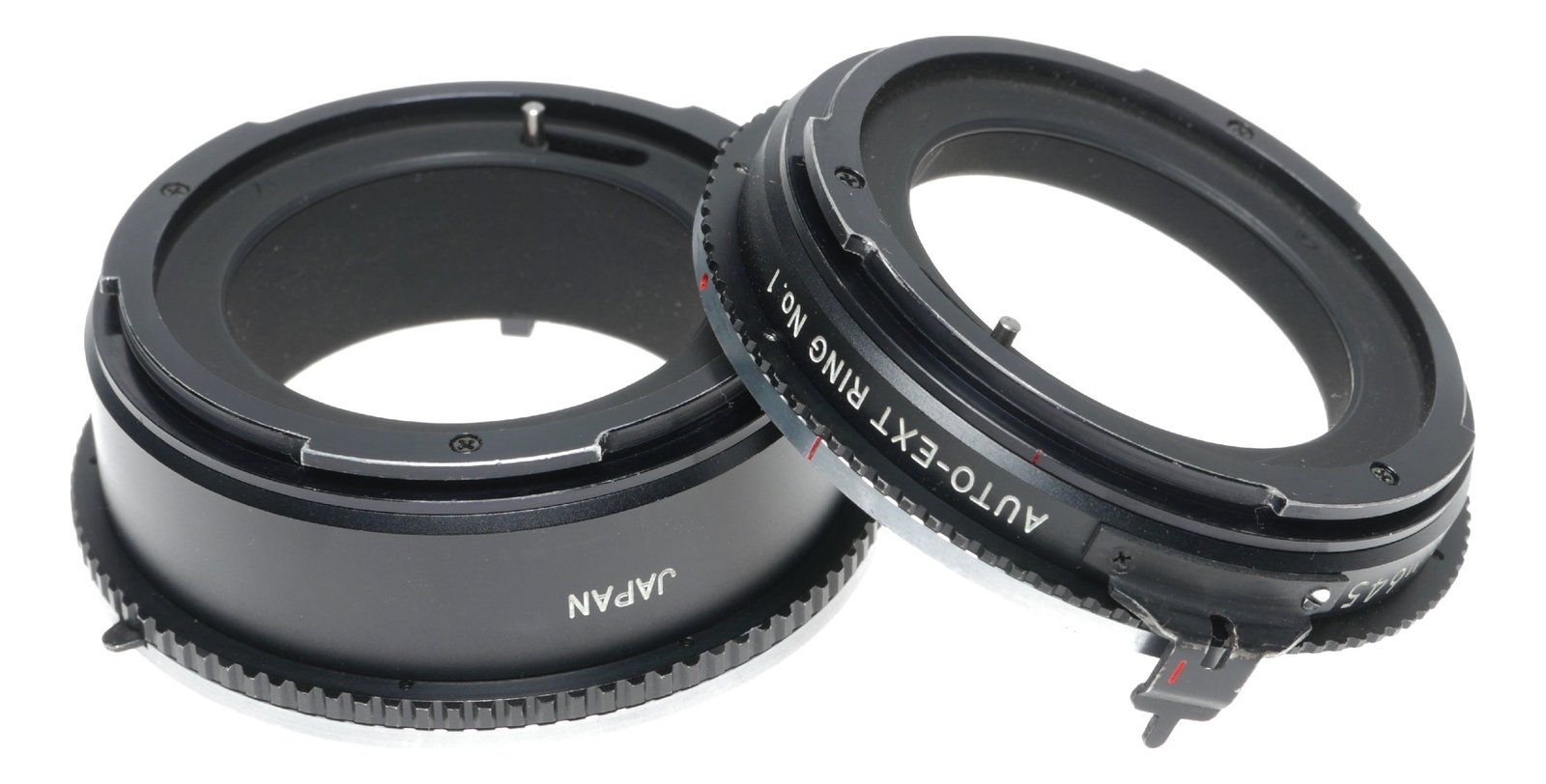 Mamiya M645 Auto-Ext ring No. 2 and No.1 medium format camera