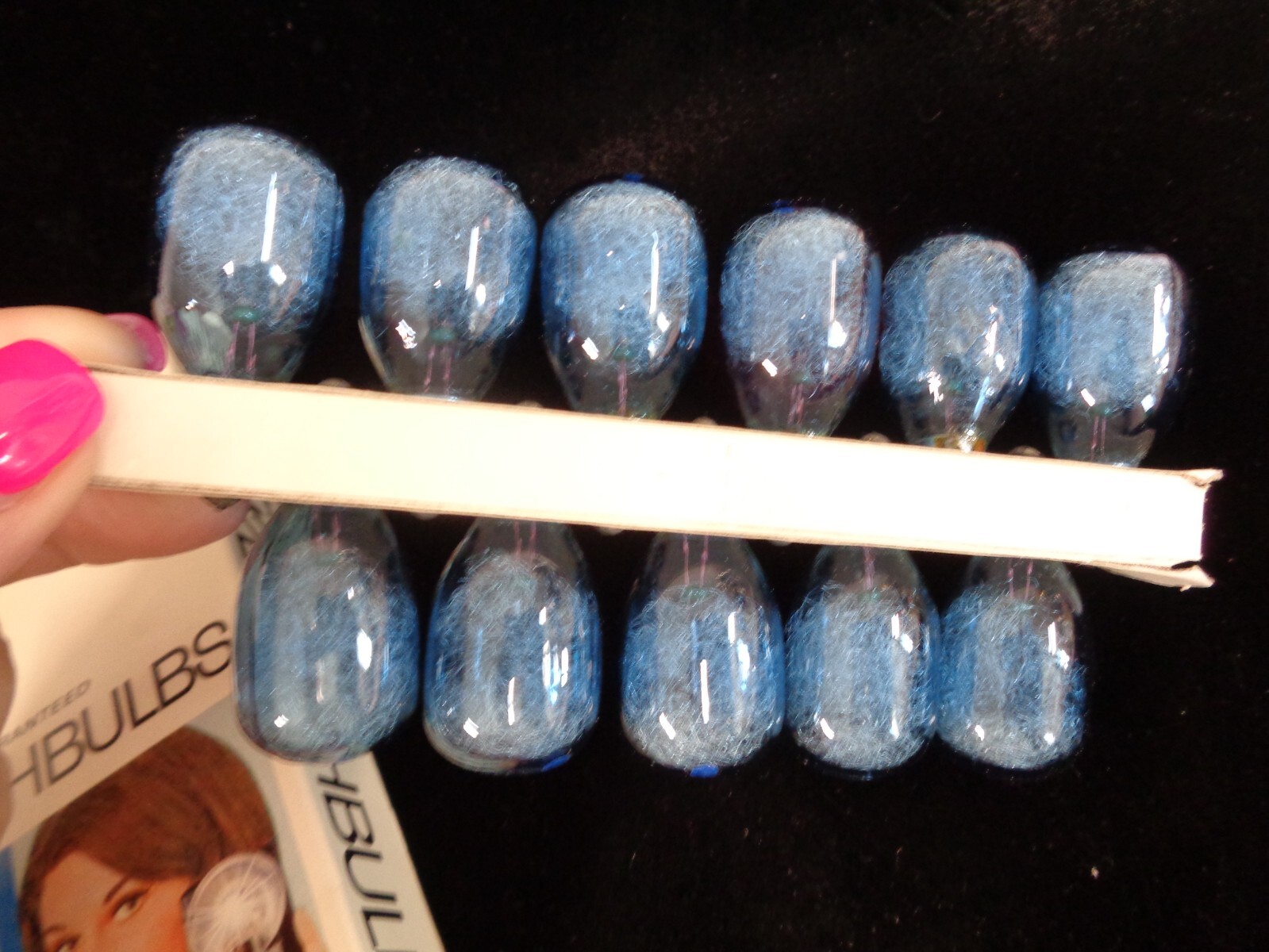 Vintage GE Blue M2B Flashbulbs – 11 Bulbs