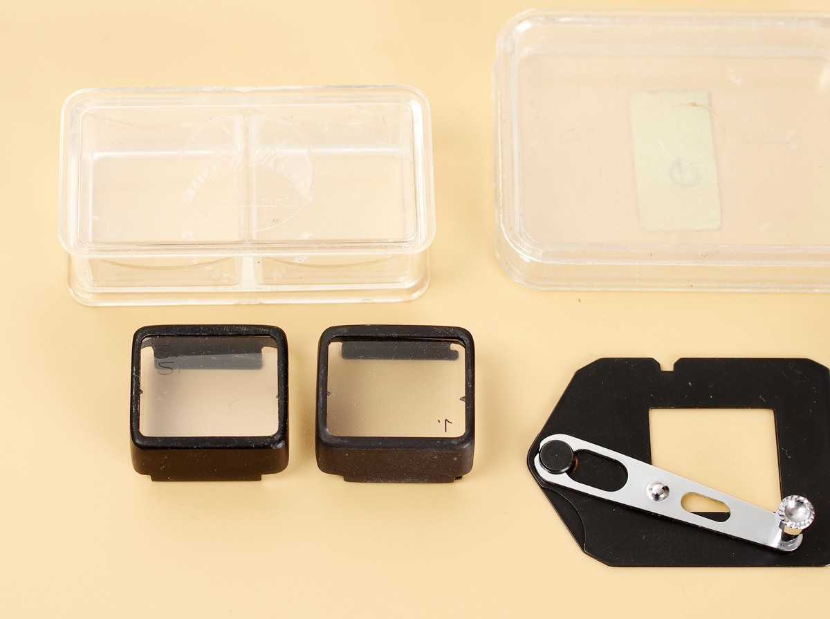 Bolex Parallax Corrector prisms 1 & 2 + Accessories Set