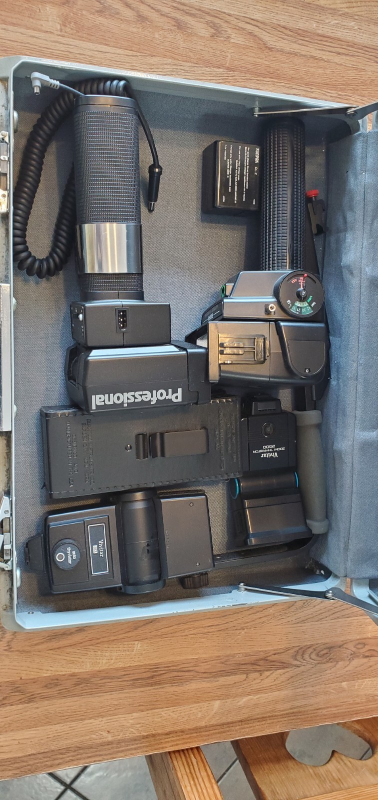 Vintage Flash Bundle Sunpak 522 Vivitar 283 Nissin Quantum Battery Stroboframe