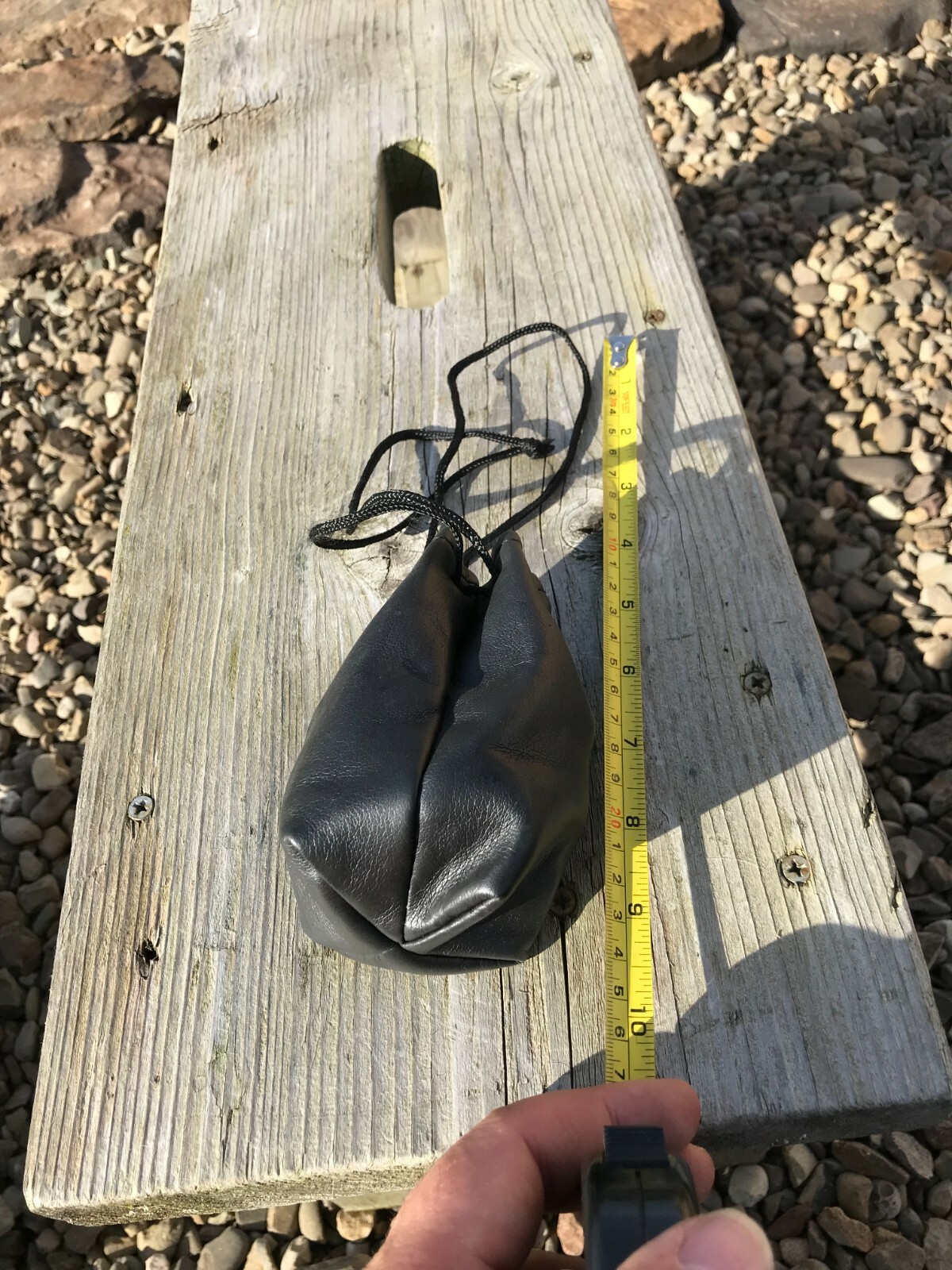 Vintage Camera Lens Pouch with Five Assorted Lens Caps