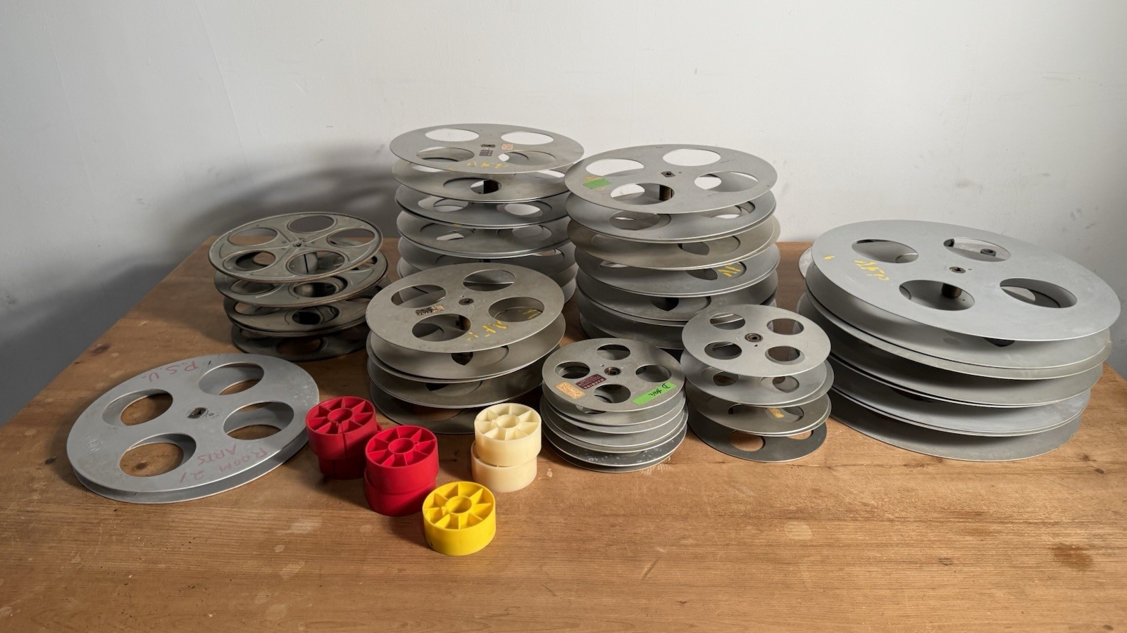 Goldberg Co 35mm Split Film Reel 1200ft for editing Movieola