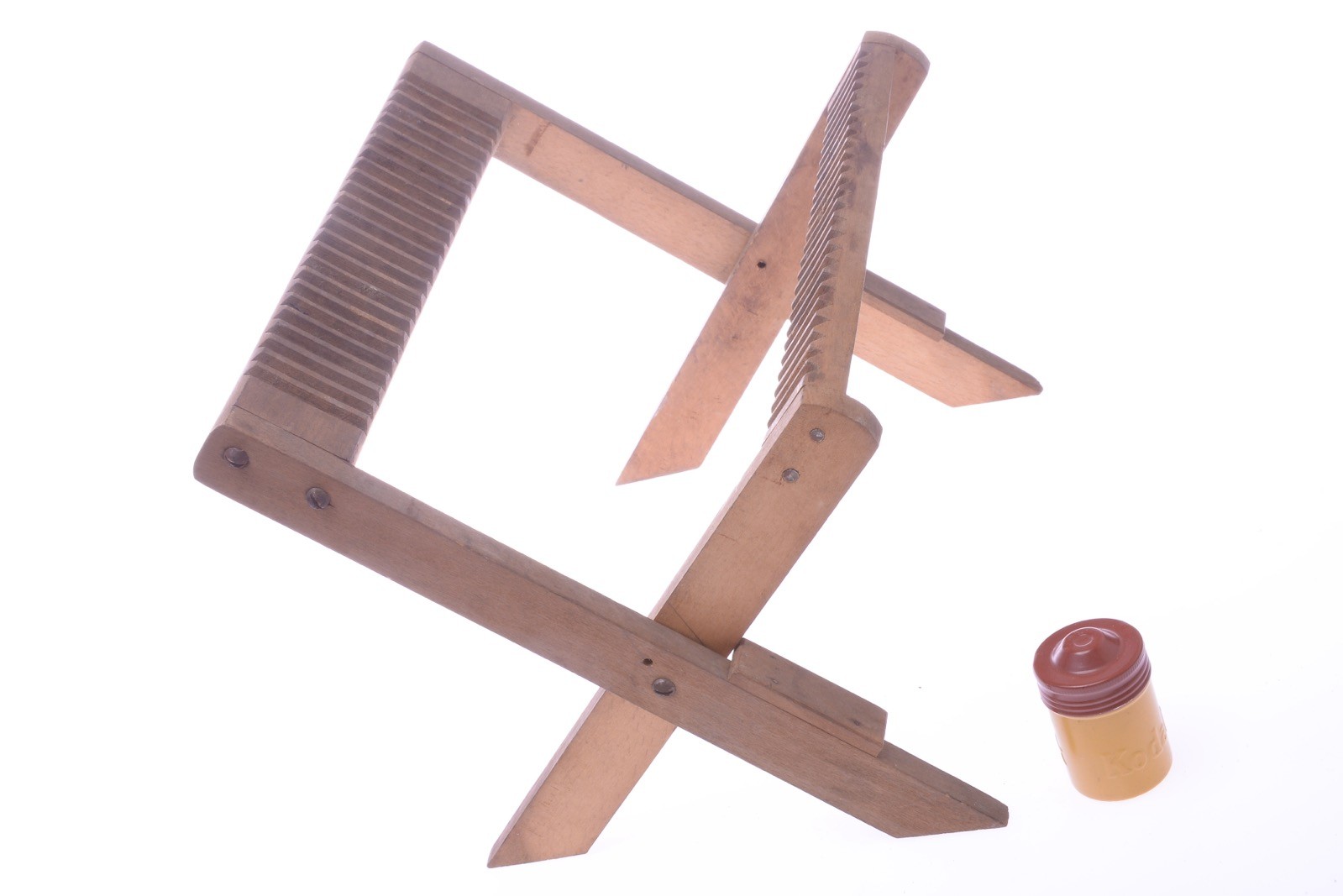 ✅ ANTIQUE WOOD DRYING RACK COLLODION WET GLASS PLATE 13X18CM, 5X7″