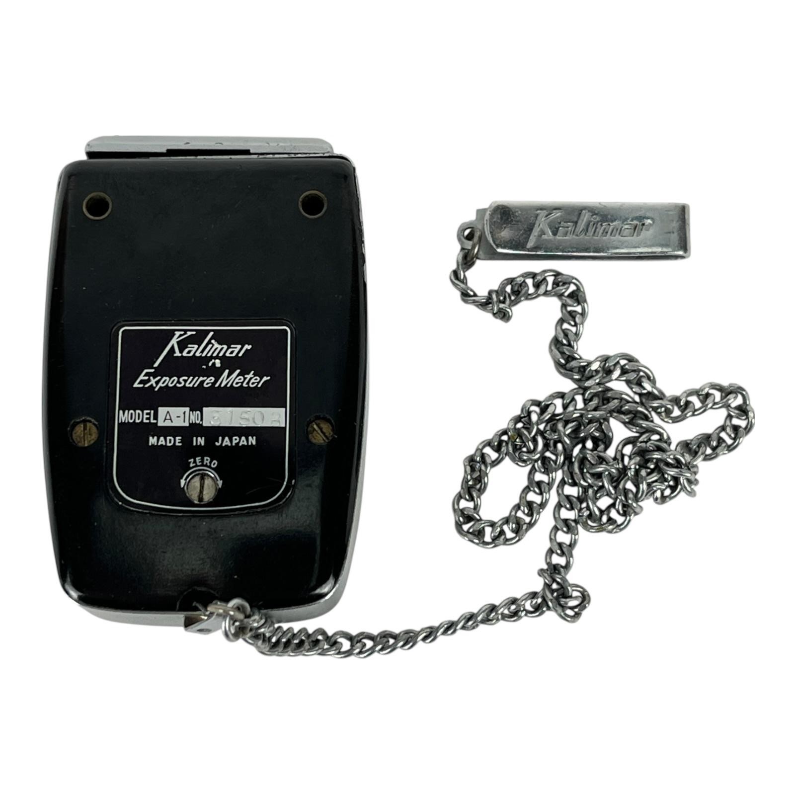 Kalimar A-1 Exposure Meter Light Meter Selenium Vintage Camera Japan Chain