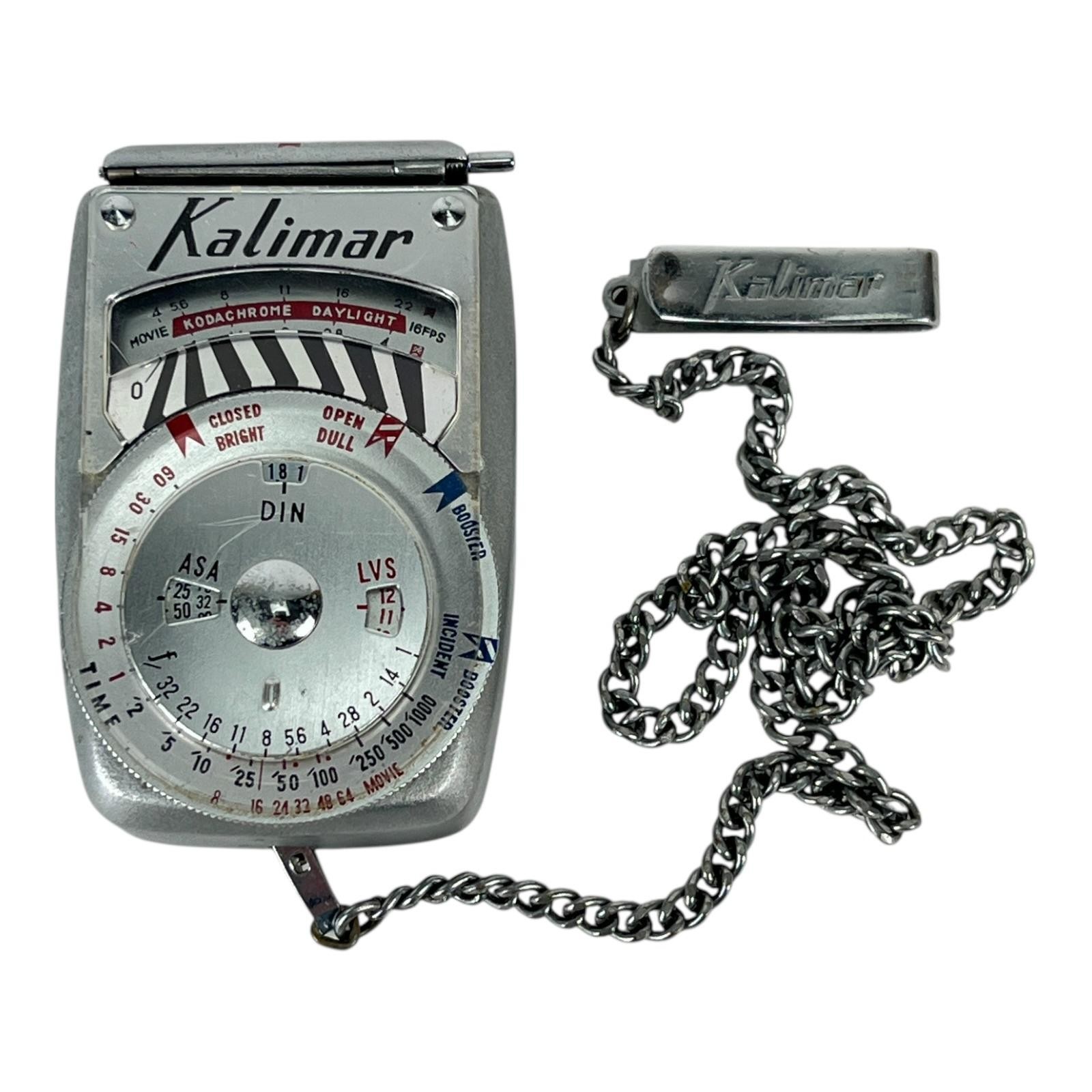 Kalimar A-1 Exposure Meter Light Meter Selenium Vintage Camera Japan Chain