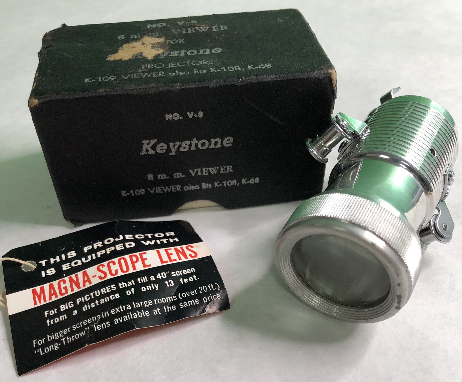 Vintage Keystone 8mm PROJECTOR VIEWER No.V-8 for K-109 K-108 K-68 K-69