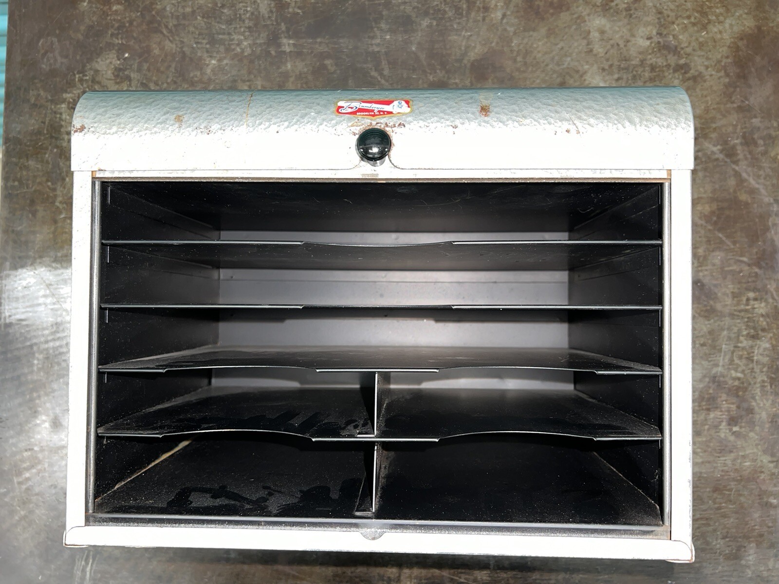 Vintage 50s 60s Brumberger Dark Room Roll Top Storage Box – Made in the USA