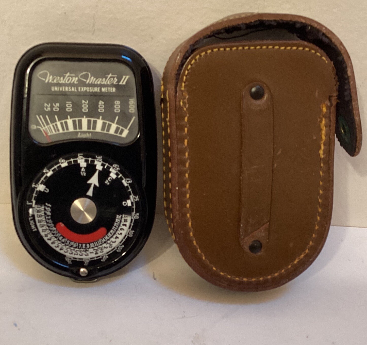 Vintage Weston Master II Exposure Meter & Case Model 735 Untested Photography