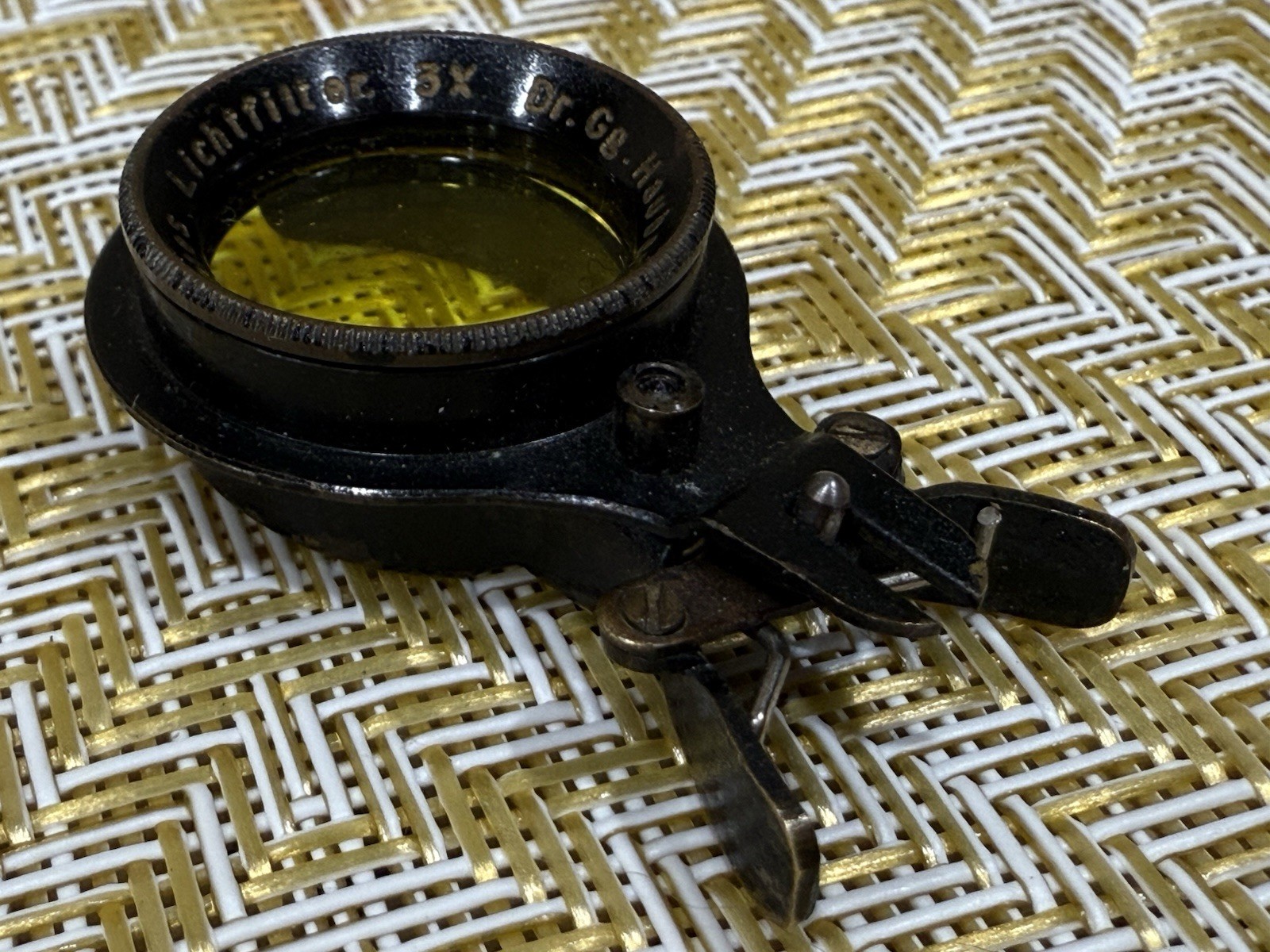 Optisches Lichtfilter. 3X Dr. GB. Hauberrisser`s Rare Robot Camera Clipon Filter