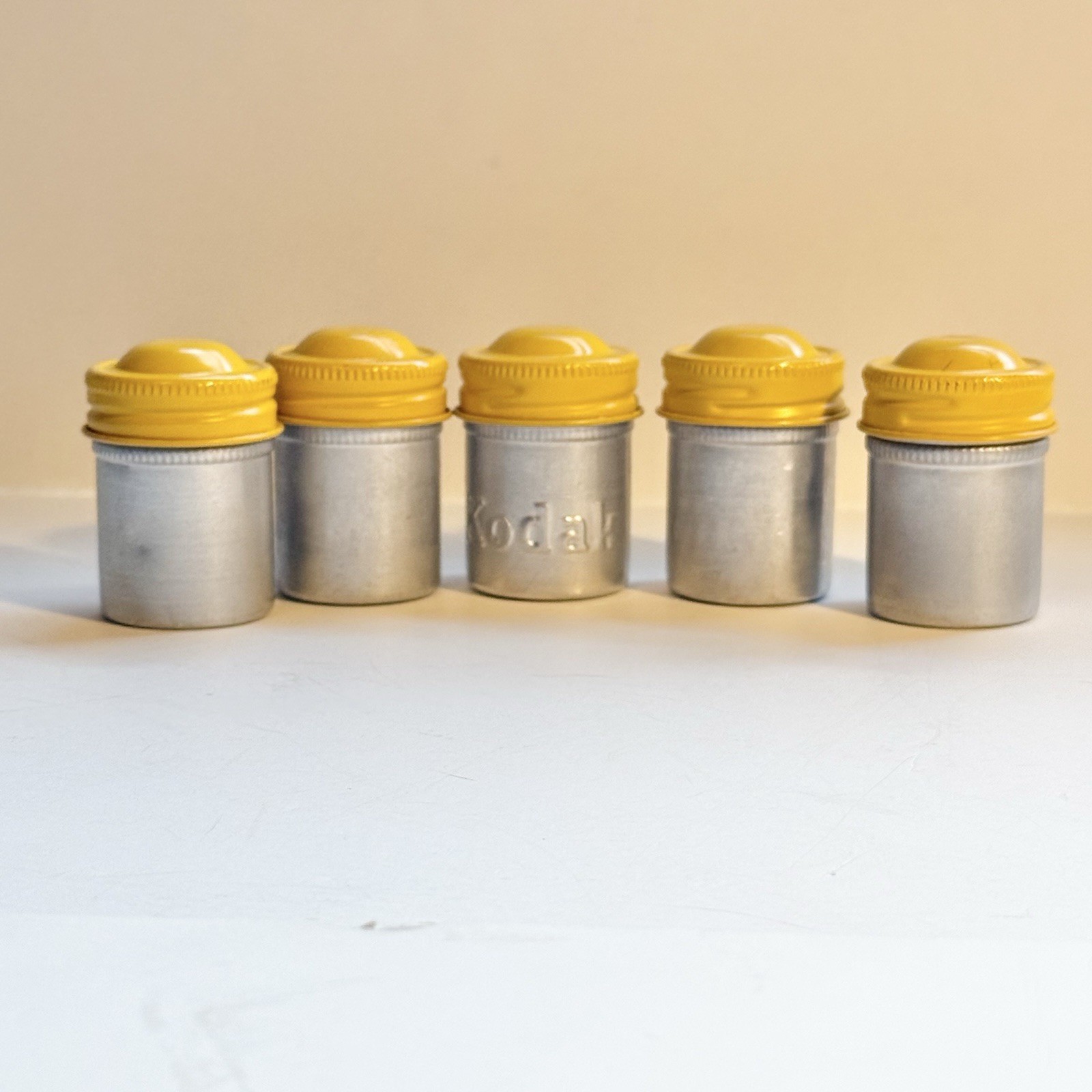 Vintage Kodak 35mm Film Canisters– Classic Photography Storage– Collector’s Item