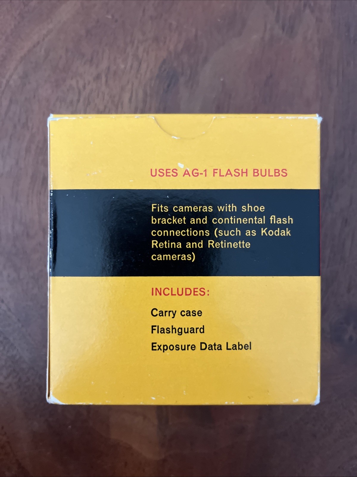 Kodak Ektamite Flasholder No. C 100F in Case In Original Box w/ instructions