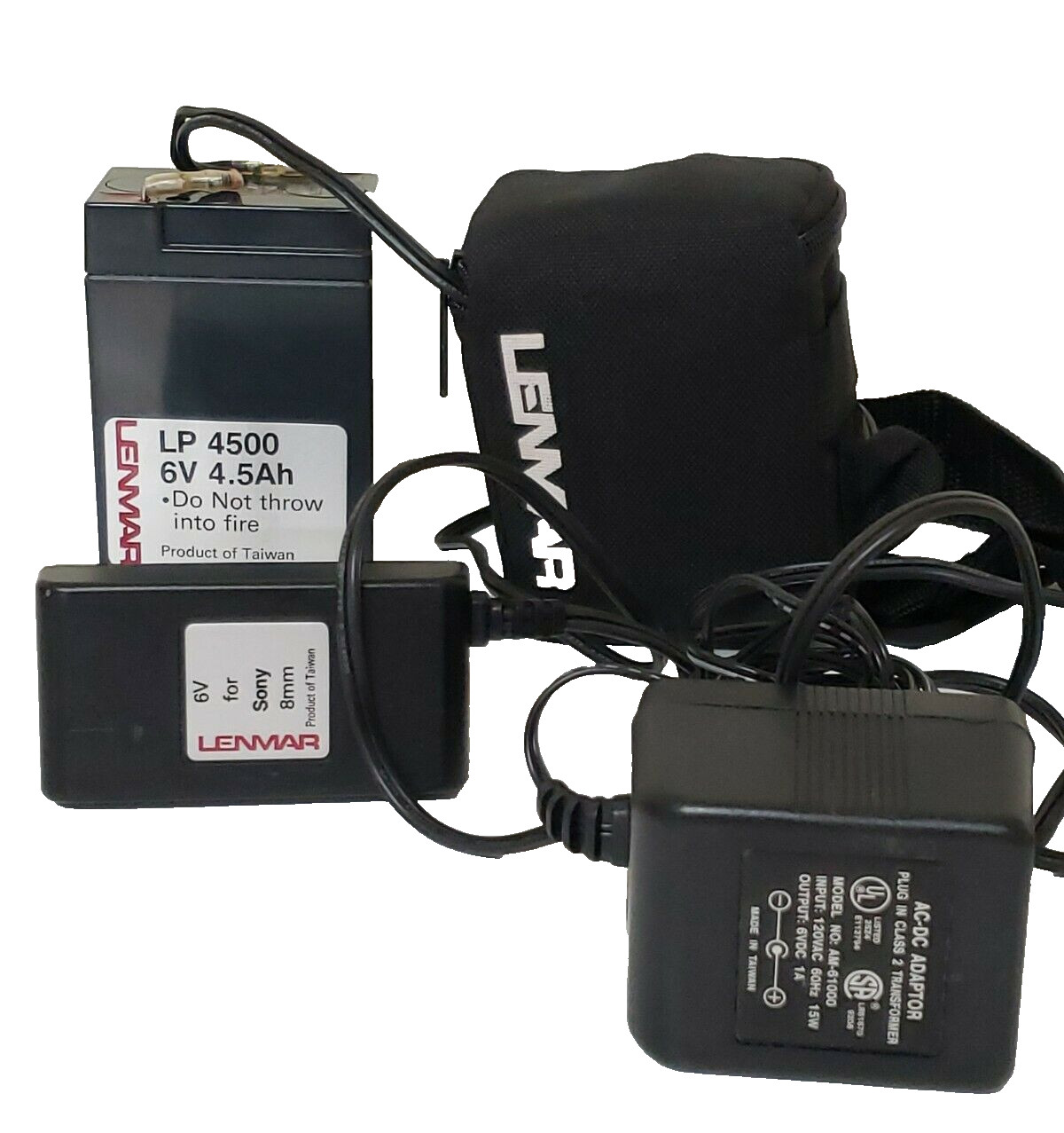 Lenmar Camcorder Battery Pack for Sony 8mm Handycam Video Adapter Charger Case