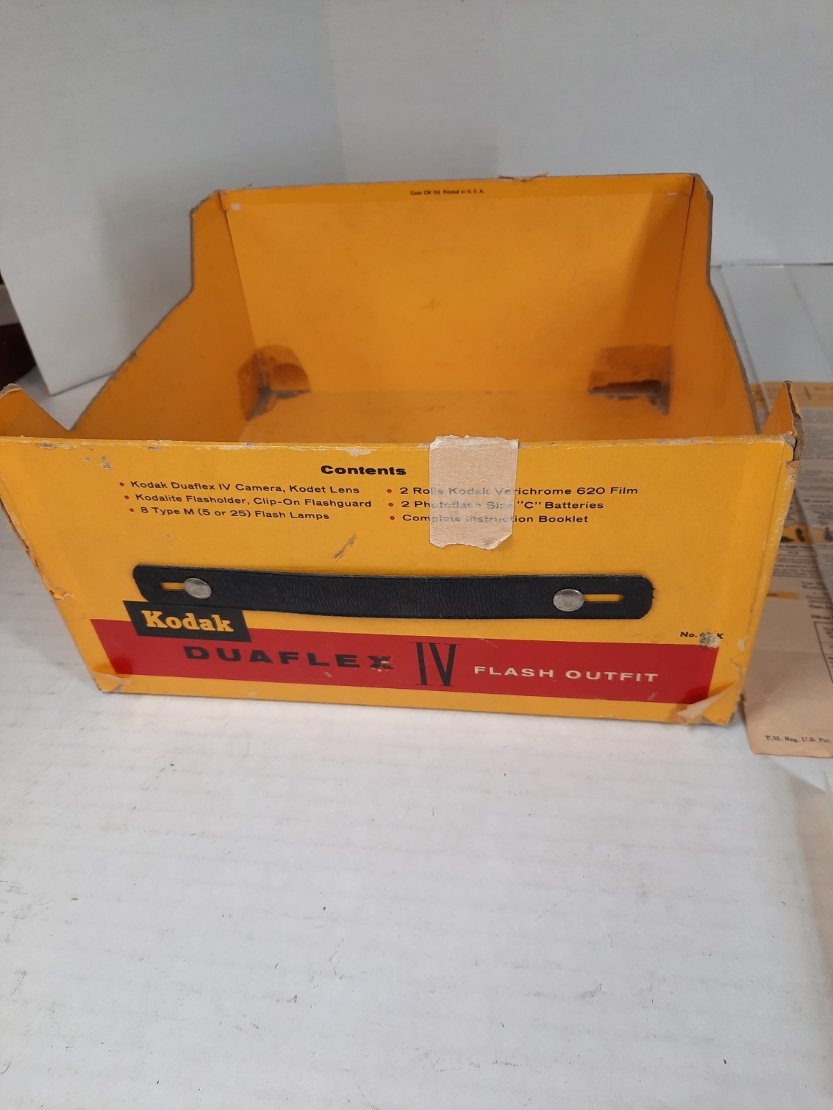 Vintage SYLVANIA P25 Clear /Blue Flash Light Bulb Kodak DuoFlex IV Box Camera