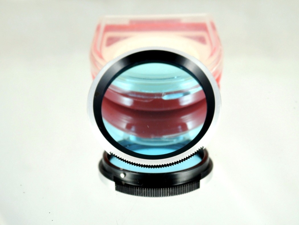 Flexaret MEOPTA B1 B36 Blue Filter Czechoslovakia Genuine Accessories Bayonet