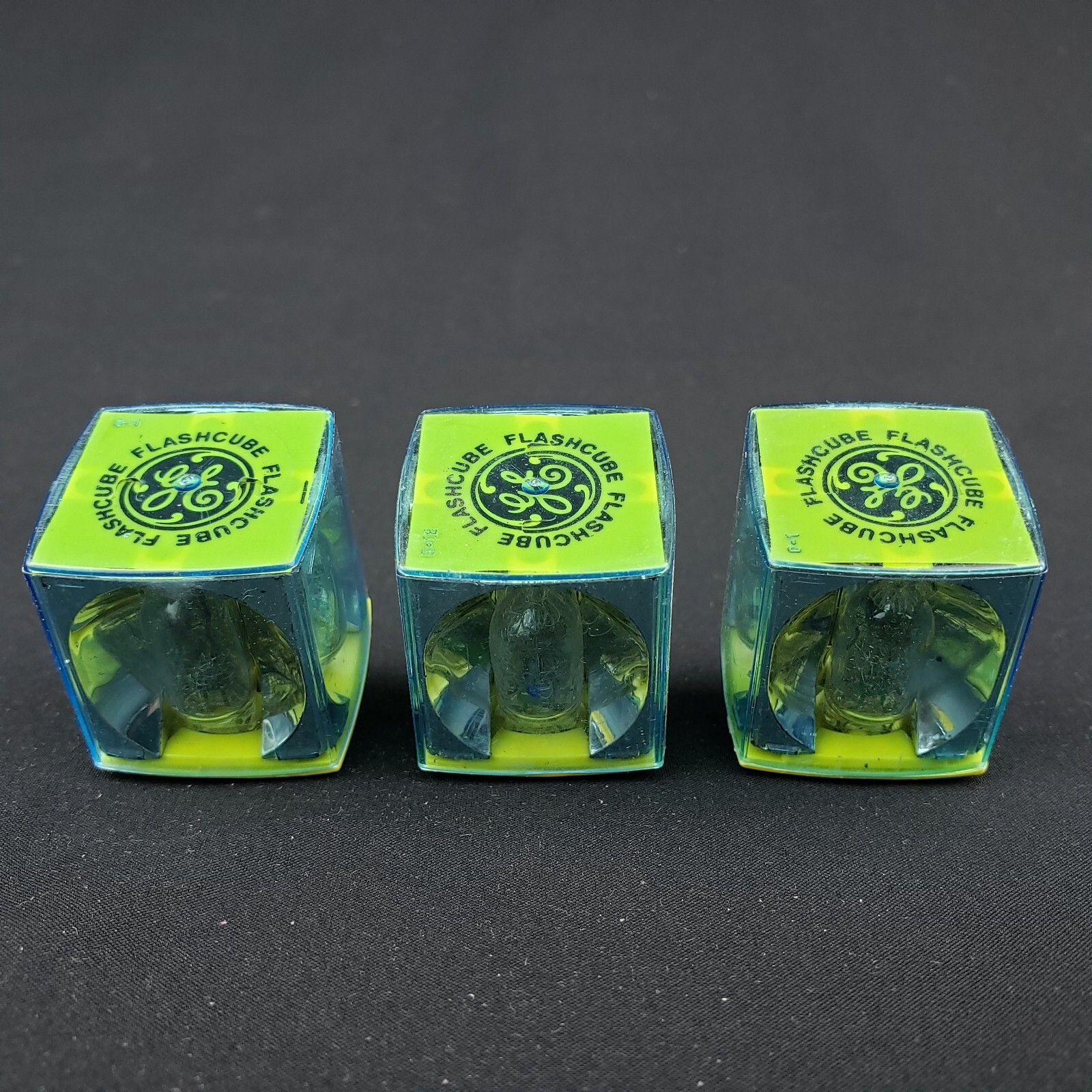 3 Cubes 12 Flash GE General Electric Flashcubes Photo Flash Bulb Camera Flash