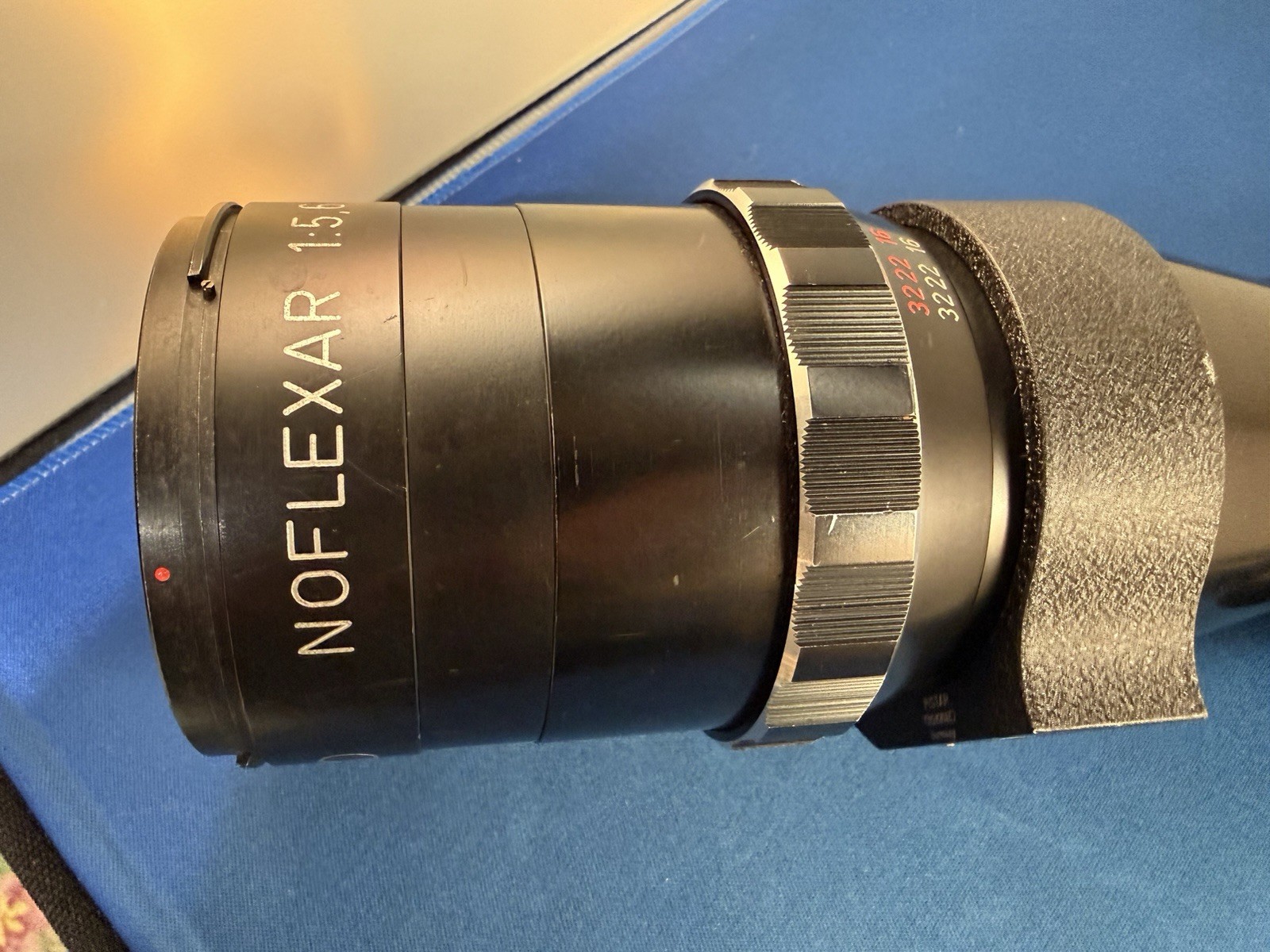 Novoflex vintage pistol grip with Noflexar 1:5.6 400mm lens