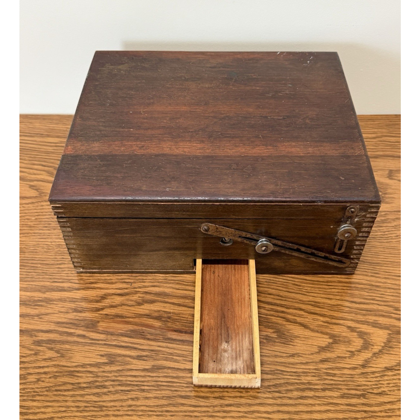 Antique 1900s Nega File Co Glass Plate Negative Box 8×10 Photography Easton PA