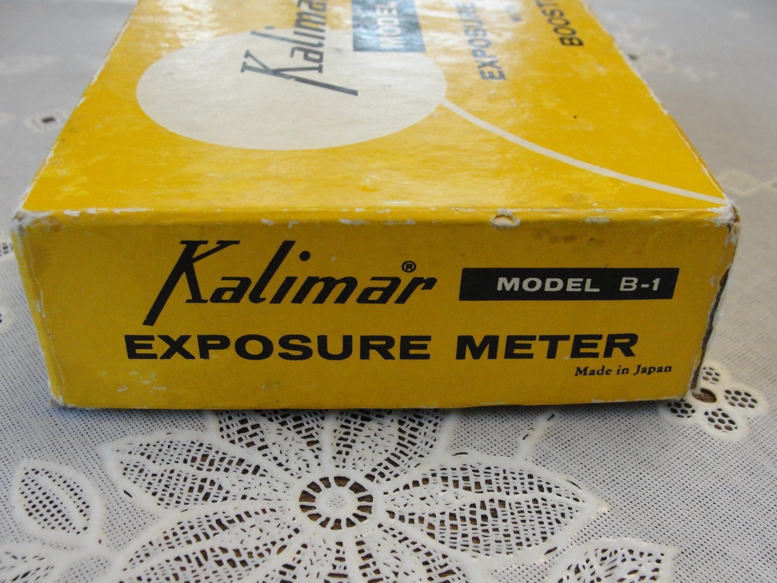 Vintage Kalimar Model B-1 Exposure Meter w/ Booster Box Instructions Chain