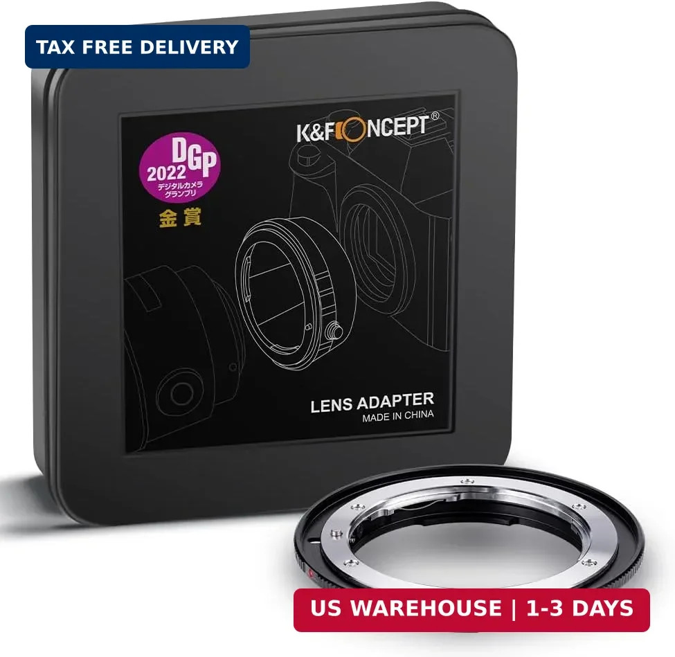 K&F Concept Lens Mount Adapter Compatible for Nikon Nikkor F/AF AI AI-S Lens to