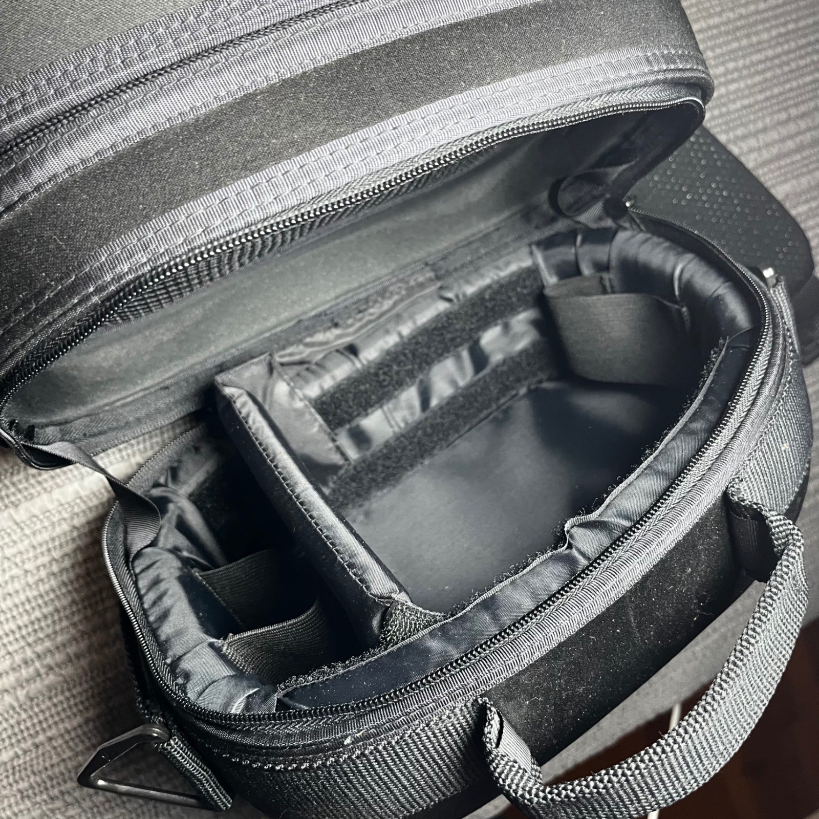 Vintage Polaroid Video Bag Camera Case Hardshell Padded Black NWT Retro Gear