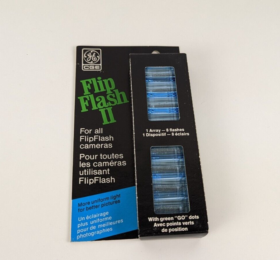 GE Flip Flash II Flashbar 8 Flashes Lot of 13 New 104 Total Flashes