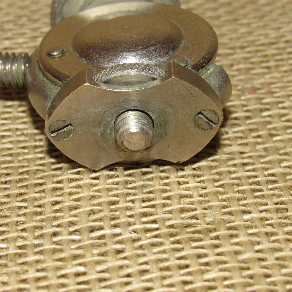 Vintage Metal Tripod Adjustable Swivel Head ~ 2 Handles 1 Bakelite ~ Clean Used