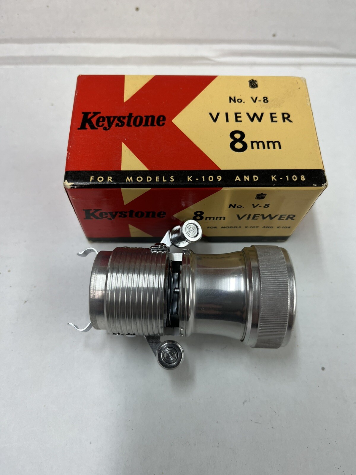 Vintage Keystone No. V-8 Viewer 8mm For Projector Models K-108 K-109