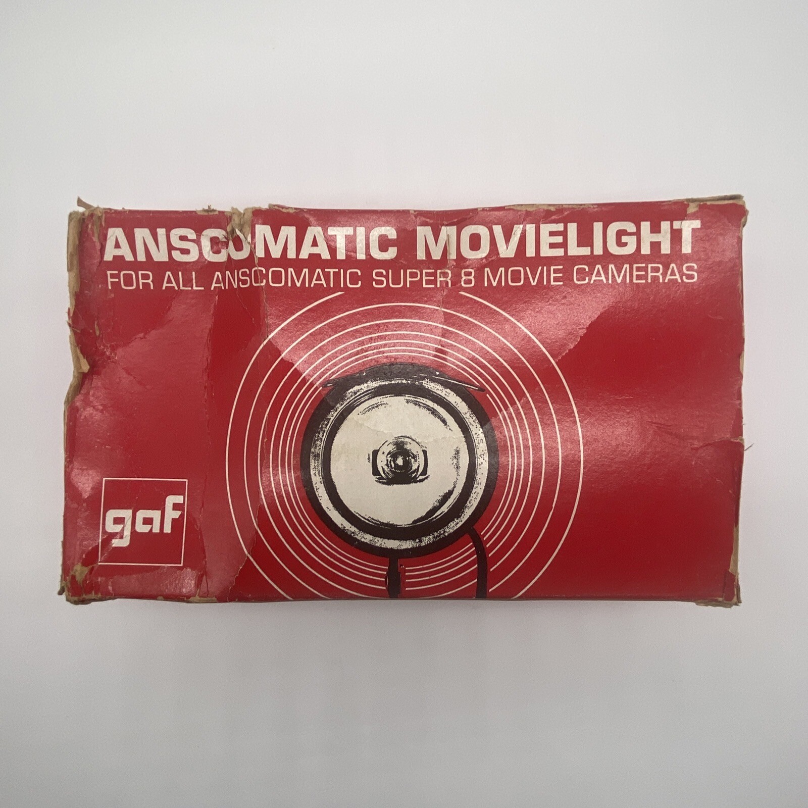 Vintage GAF Anscomatic Movielight For Super 8 Cameras New Old Stock
