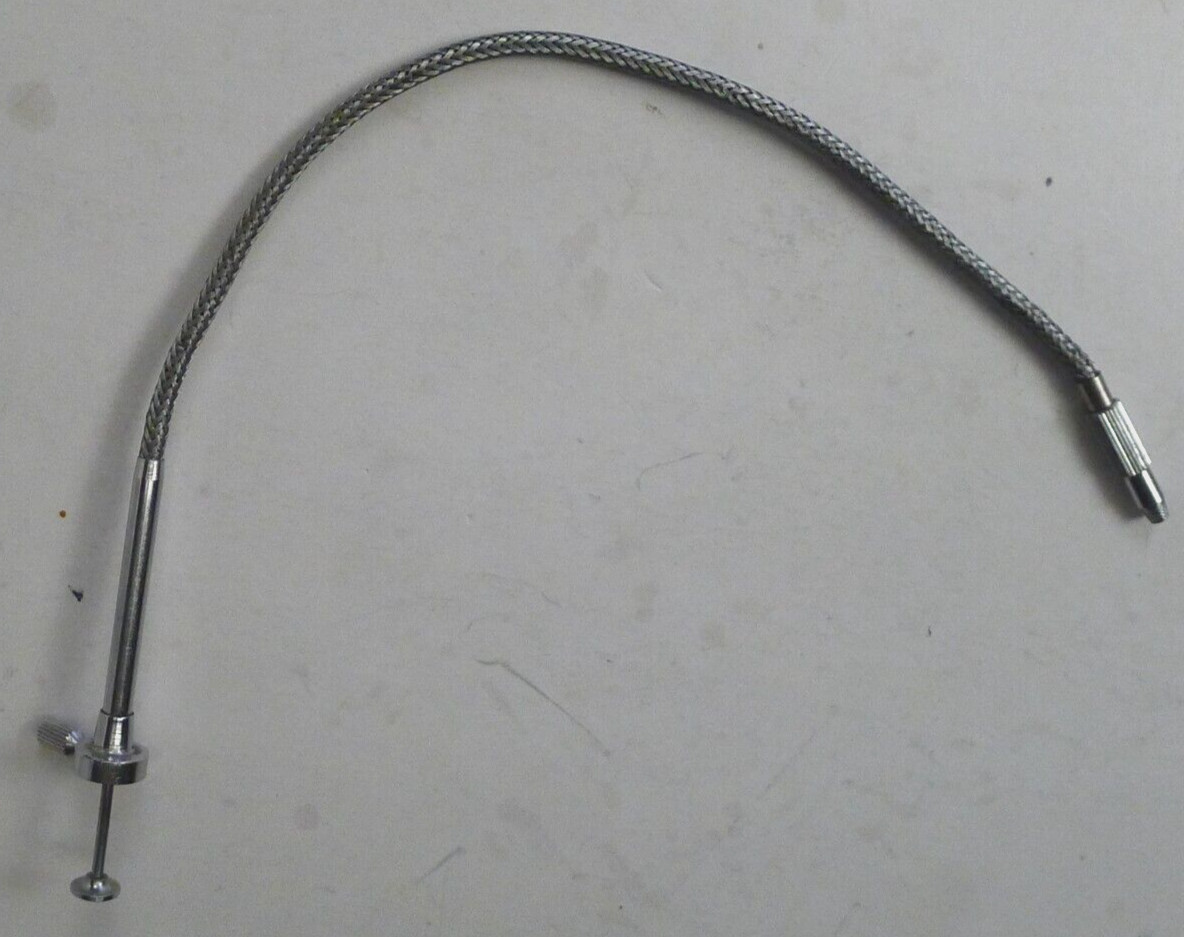 Escot 9″ Camera Shutter Release Locking Braided Cable -Vintage -Japan -TESTED