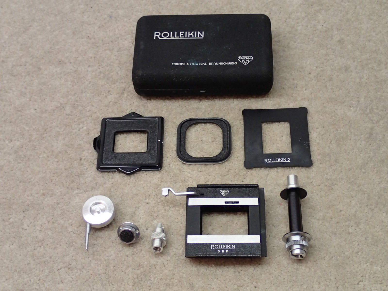 Rollei Rolleikin 2 Vintage 35mm Adapter Kit for Rolleiflex No Counter Knob