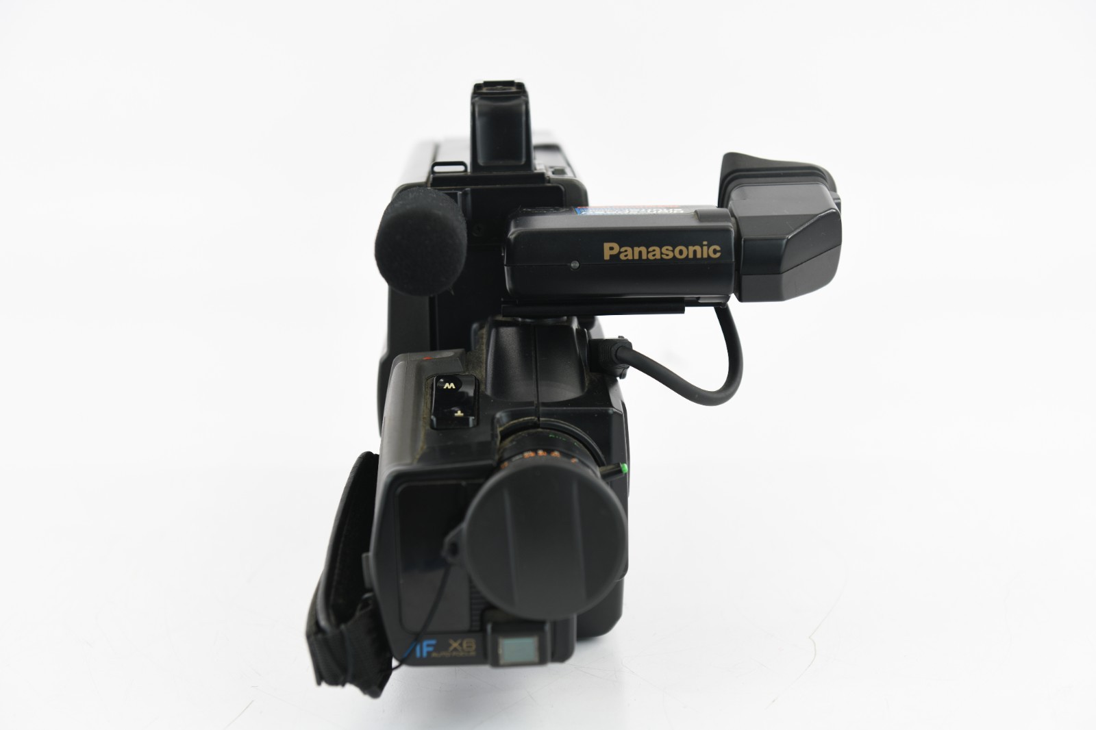 1987 Panasonic PV-360D OmniMovie VHS Handheld Camcorder W/ Manual Battery & Case