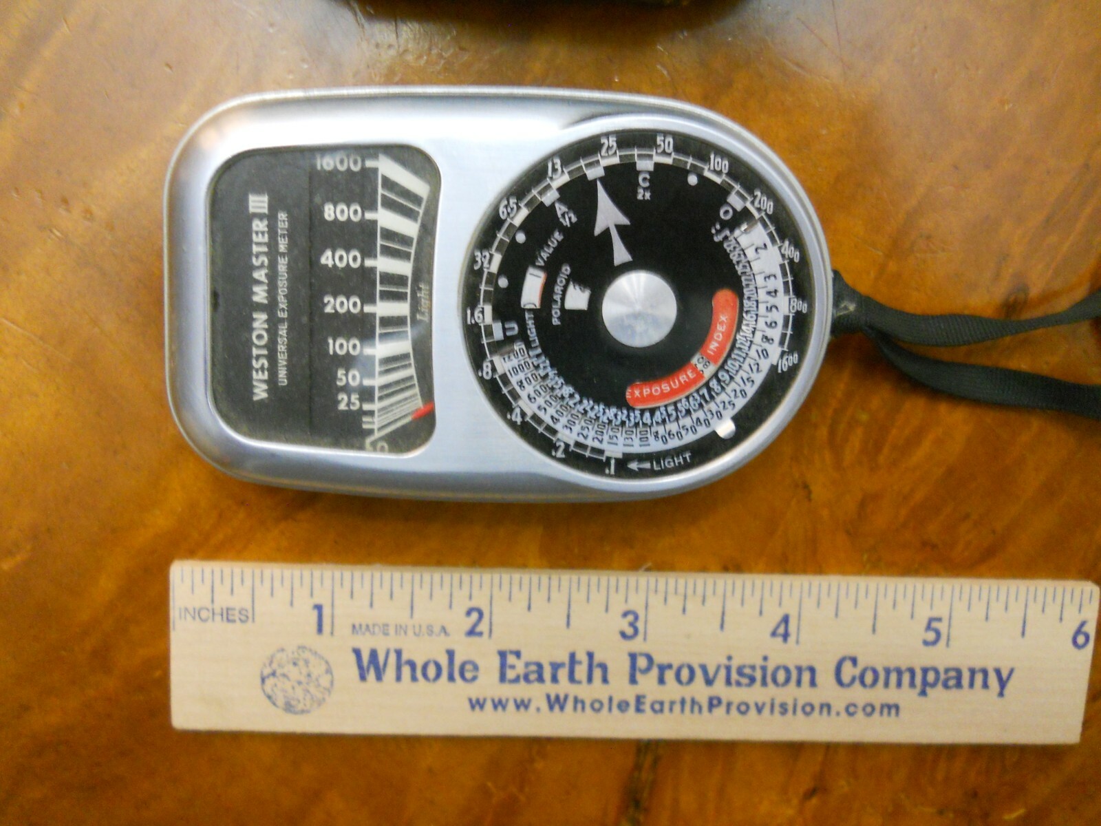 WESTON MASTER III LIGHT METER & CASE (USED, BEING OFFERED FOR PARTS OR REPAIR)