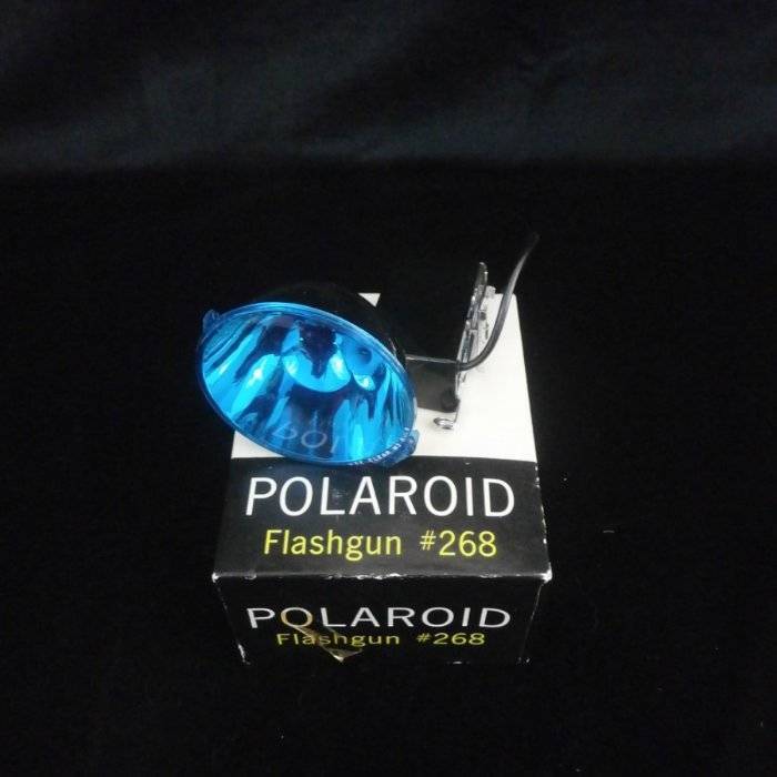 Polaroid Flashgun 268 with Cold Clip and Instructions Original Box
