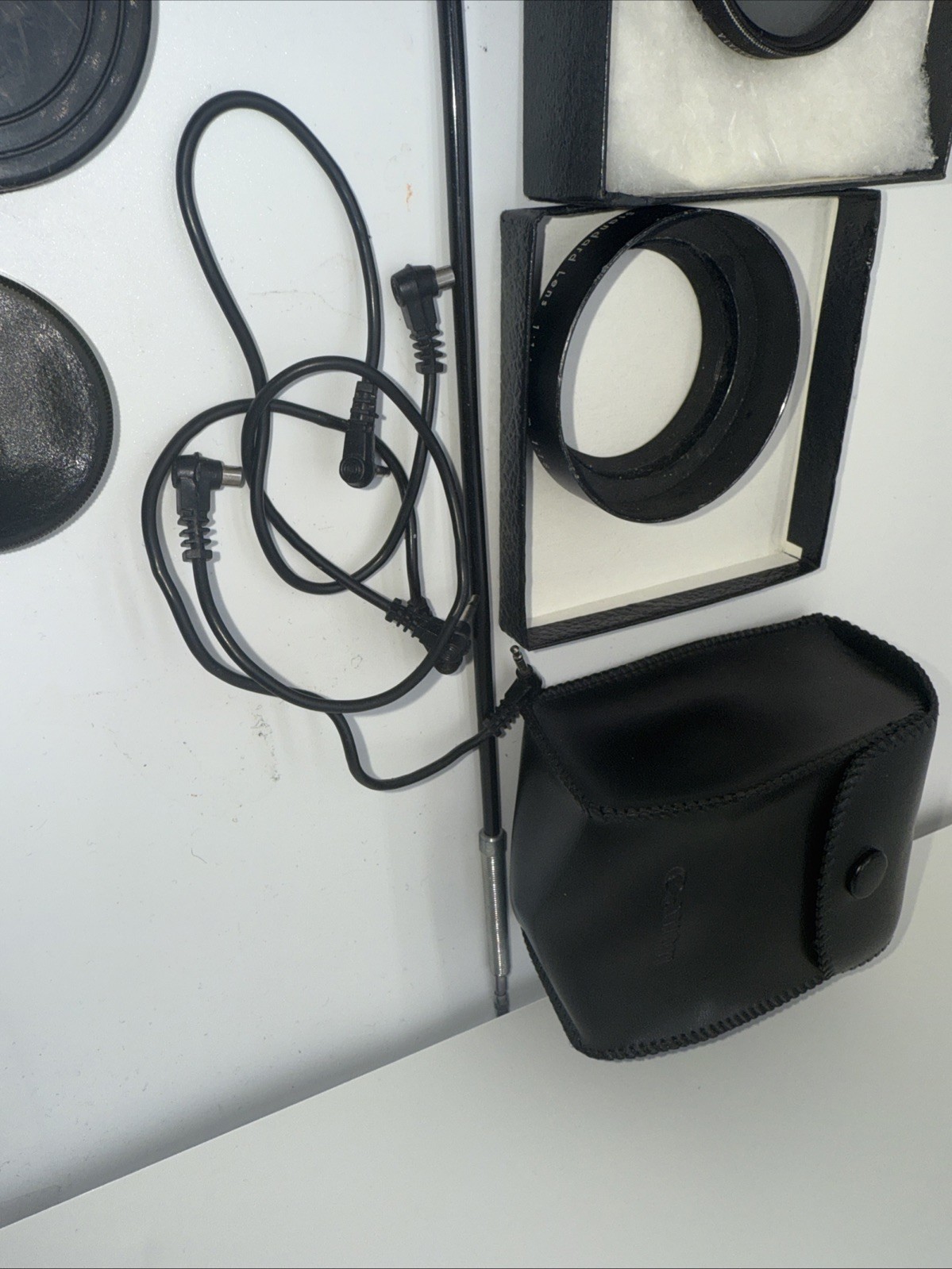 vintage camera accessories lot