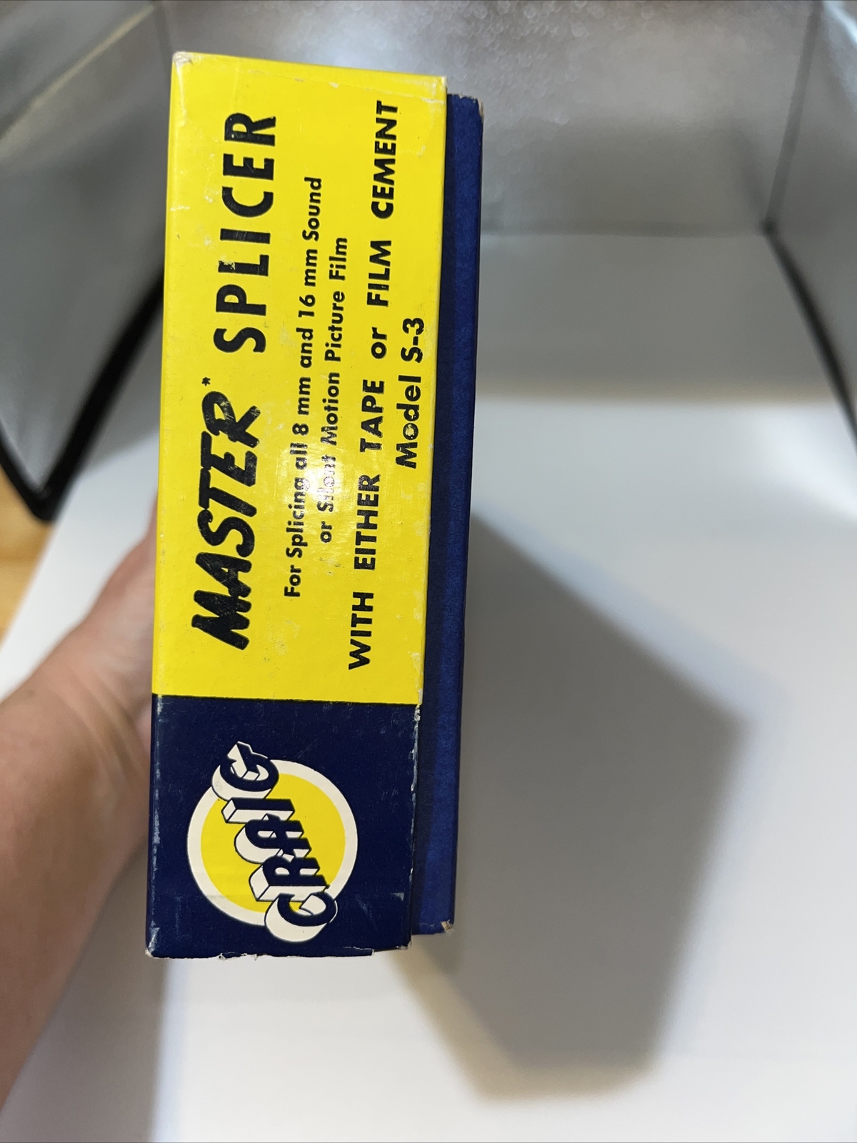 Vintage Craig S-3 Model Master Splicer – 8mm & 16mm Film w/Box & Instructions