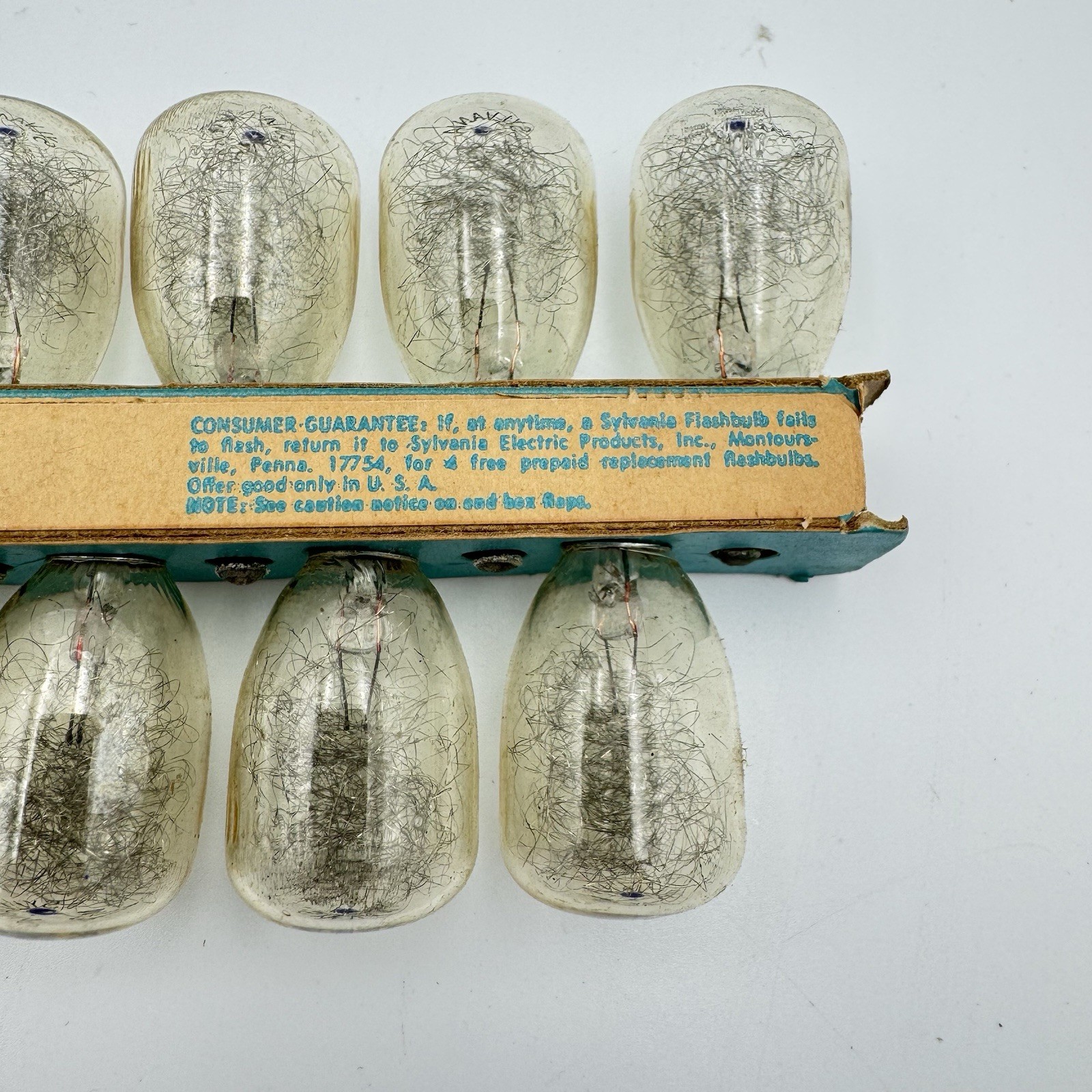 Vintage Sylvania M3 Blue Dot Flashbulbs NOS Camera Flash Bulb Unused USA
