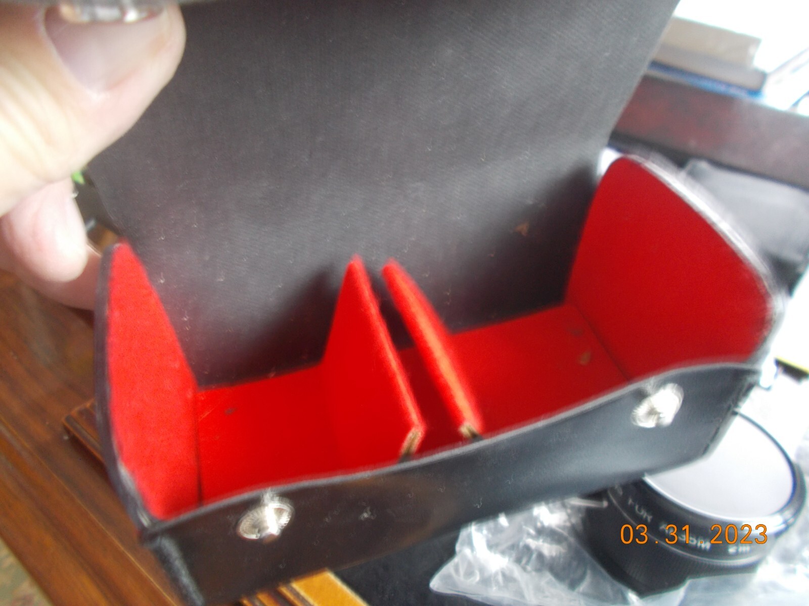 Unused DeJur Aux Lens Set for Canon AF35M: Telephoto and Wideangle, in Case