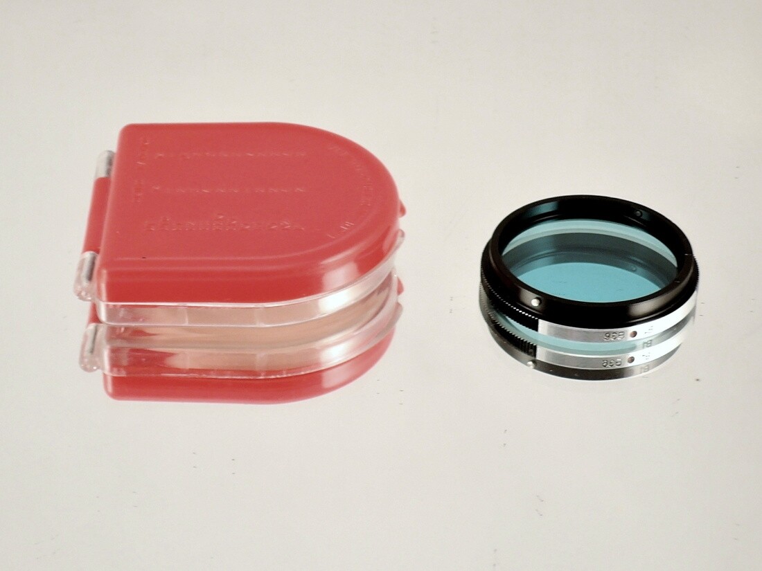 Flexaret MEOPTA B1 B36 Blue Filter Czechoslovakia Genuine Accessories Bayonet