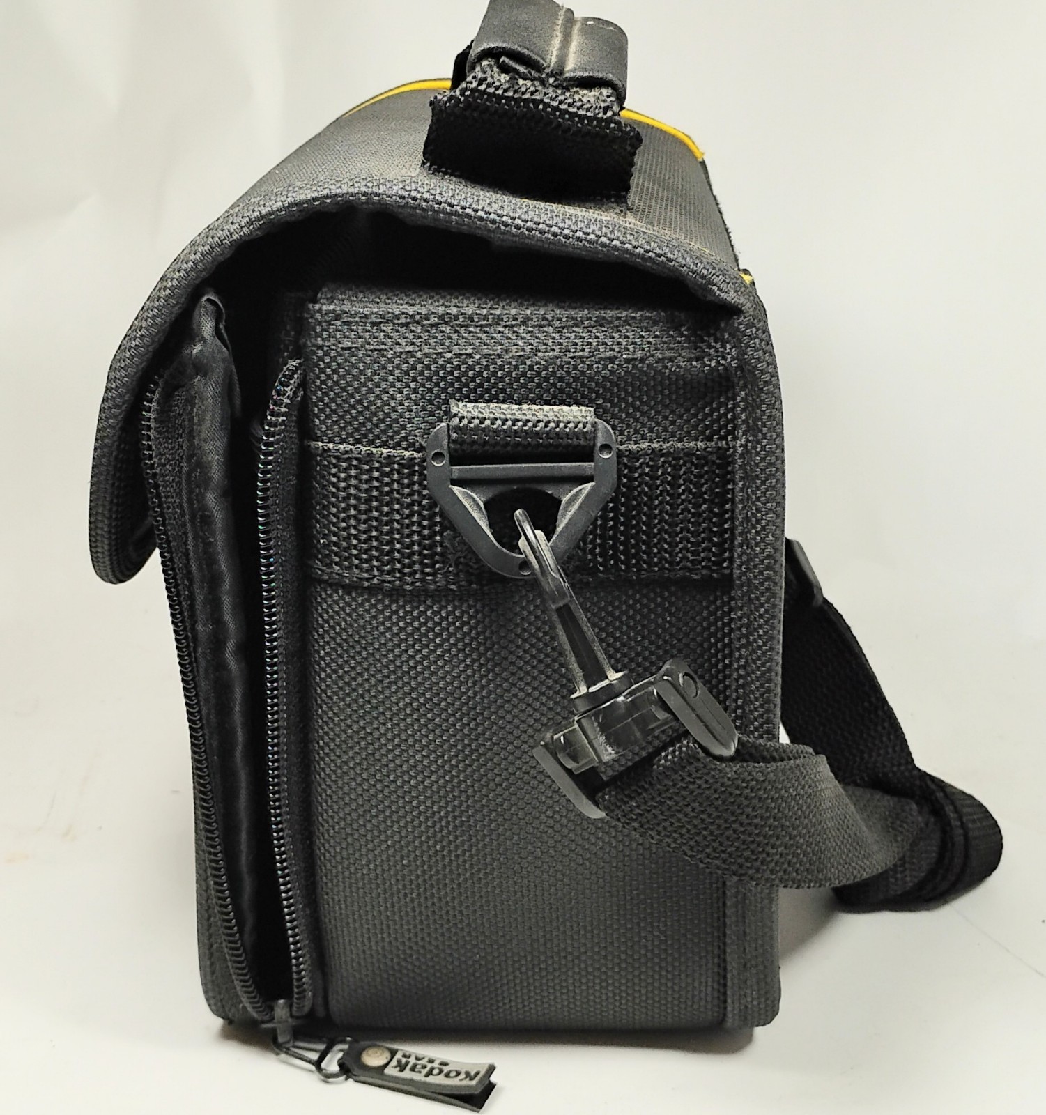 Vintage Kodak Black Camera Accessory Storage Carry Bag Case w/ Strap