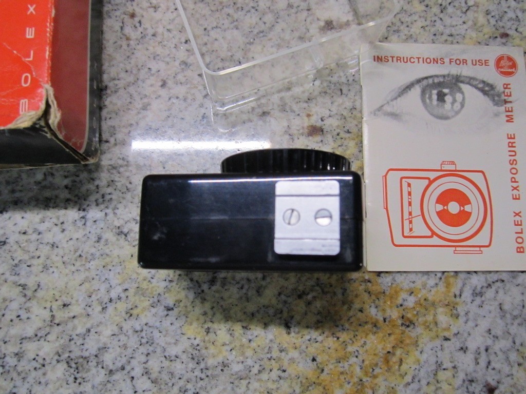 GOSSEN EXPOSURE LIGHT METER With NEW BATTERY for BOLEX 16MM MOVIE CAMERA WORKING