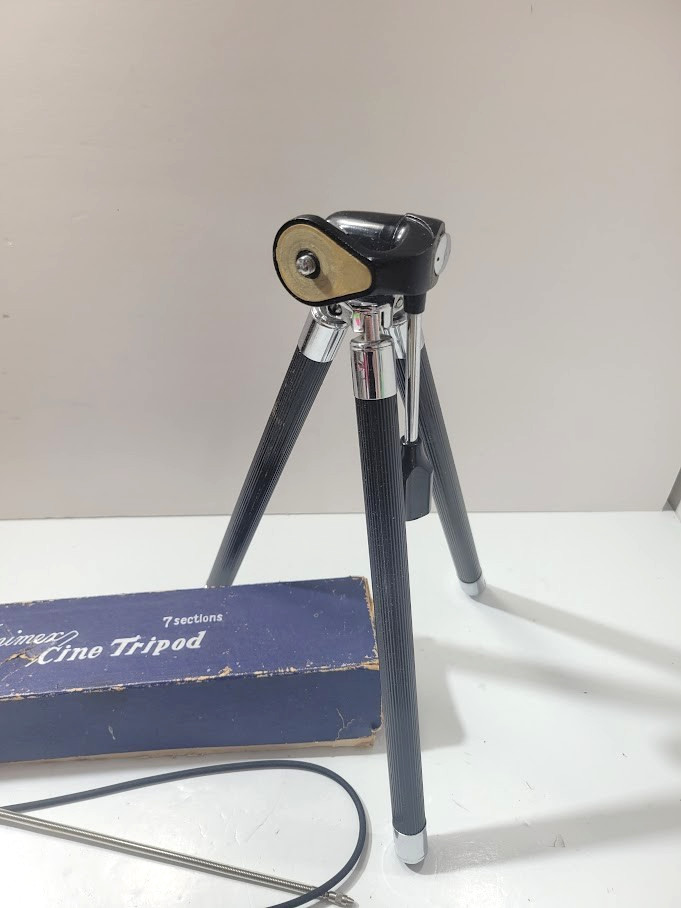 Vintage Hanimex Camera Tripod with Accessories