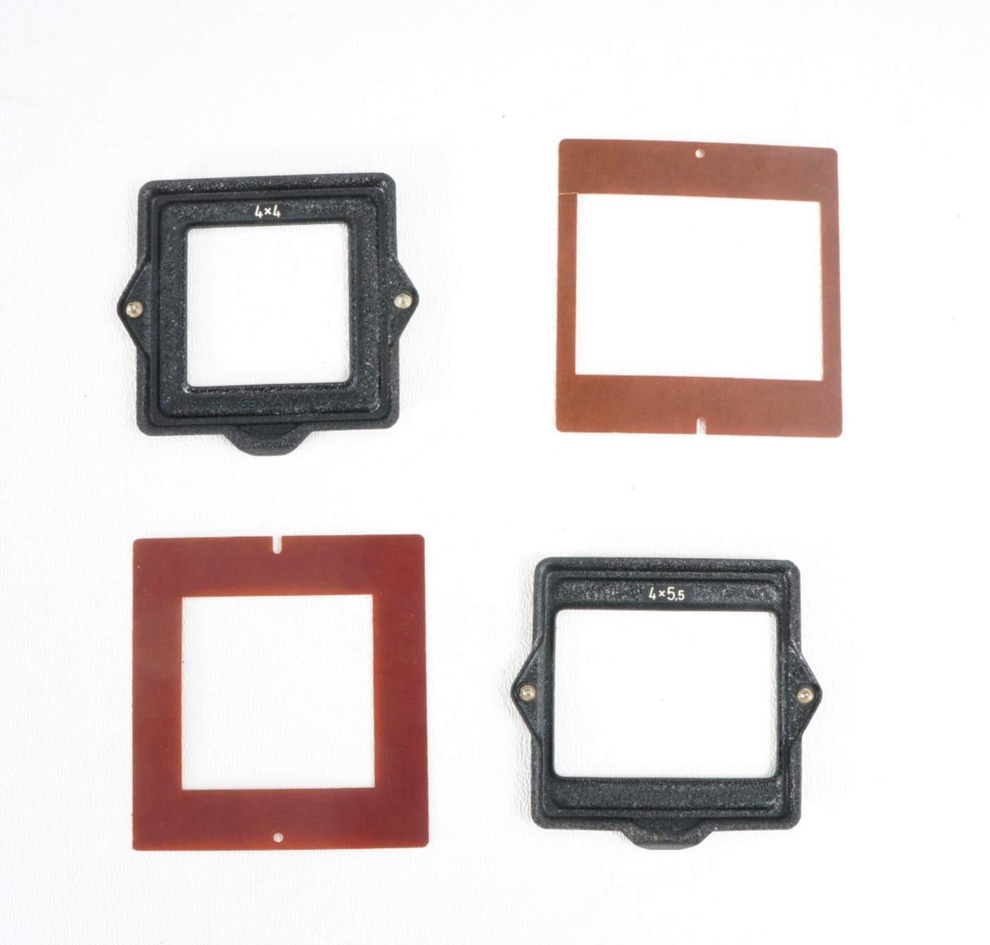 -Rolleiflex masking set 16 with case Including 4×4 & 4×5.5 mask
