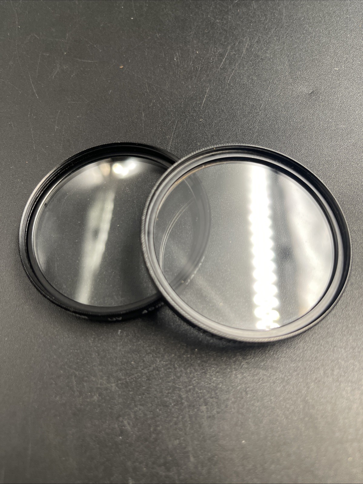 2 VINTAGE 49MM UV SCREW-ON LENS FILTERS – SPECTRALSTAR (JAPAN) & HAZE (KOREA)