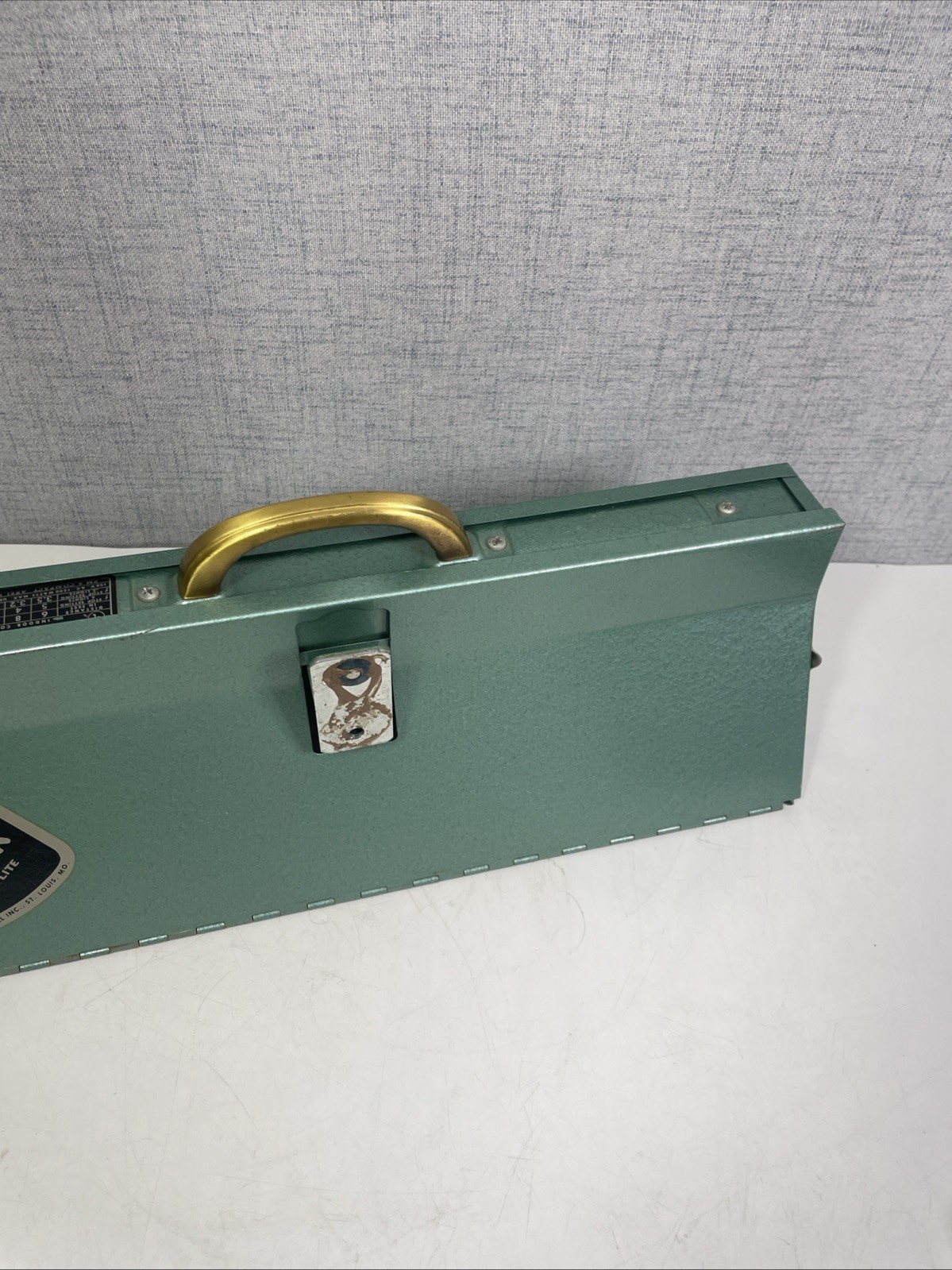 VINTAGE V-PAK 4BULB LITE CPL BAR PM-4 PHOTOGRAPHY METAL GREEN BOX TESTED