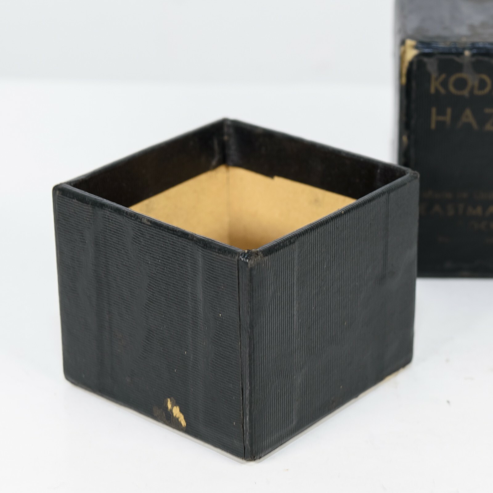 Early Kodak Empty Blue Fabric Covered Box for Kodachrome Haze Filter “W”