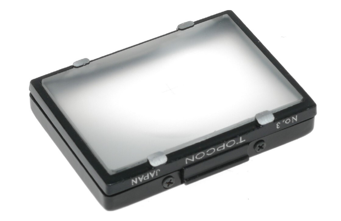 No.3 Topcon Focussing screen SLR camera ground glass Fresnel accessory