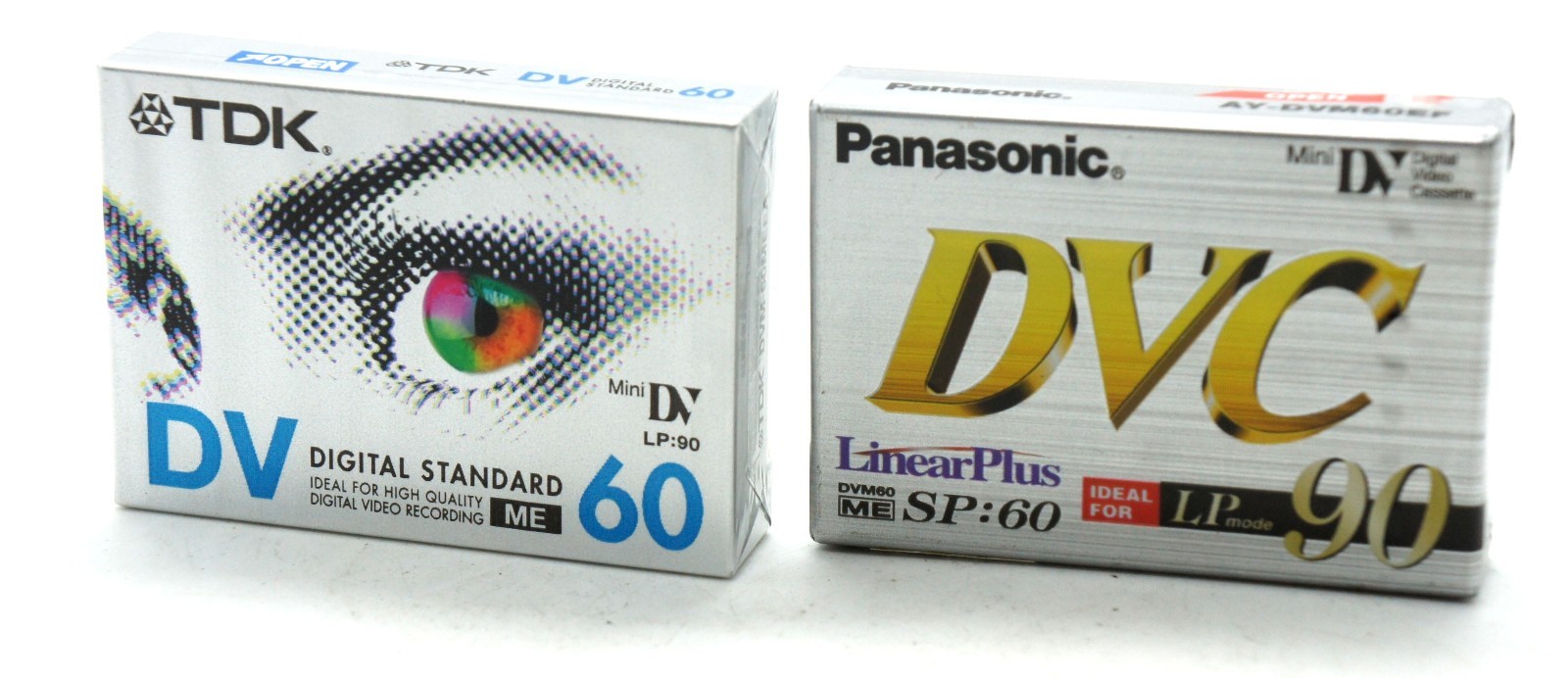 5 PCS JVC TDK Sealed Mini DV Digital Video Cassette DVC 90Min LP Mode 60min SP